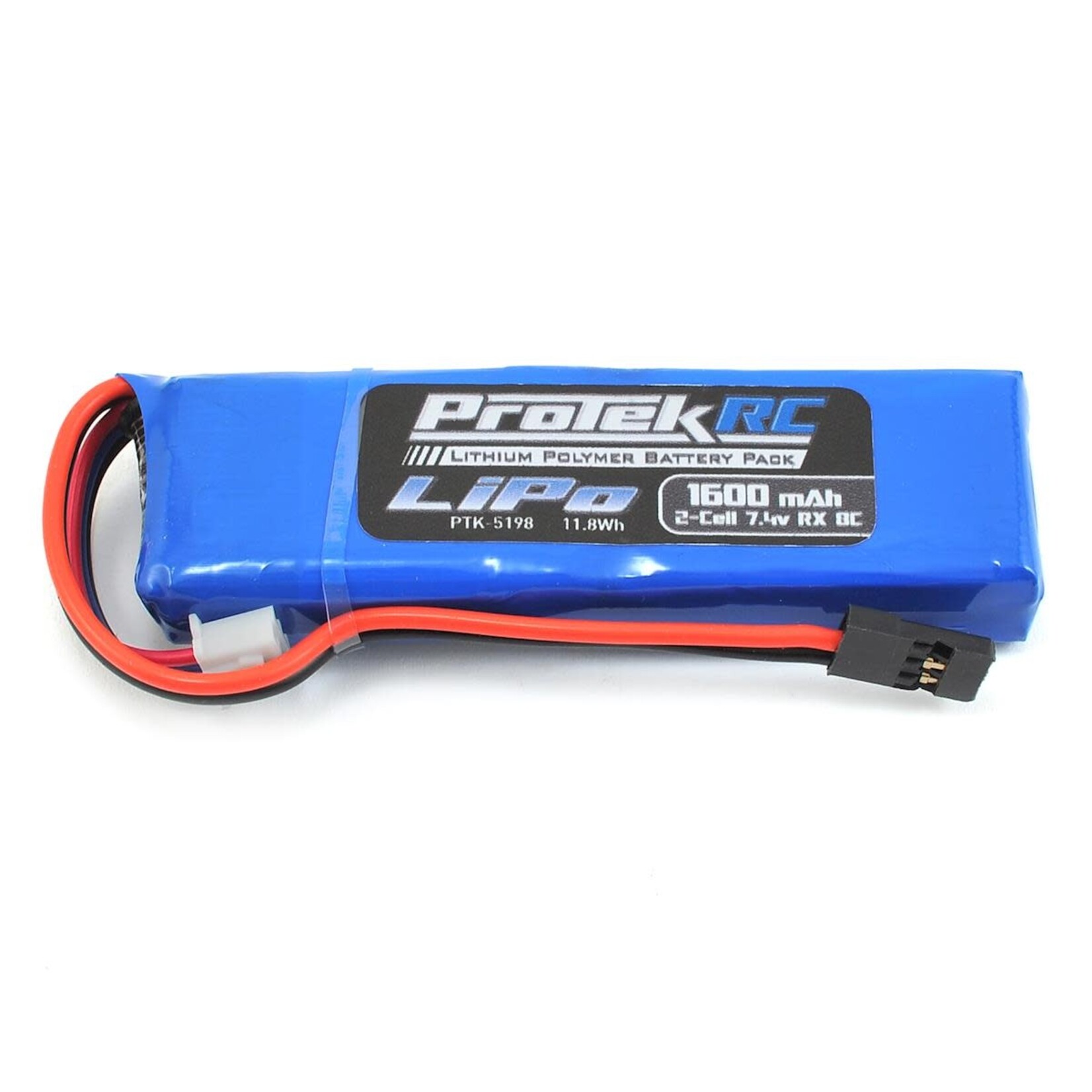 ProTek RC #PTK-5198 ProTek RC Lightweight LiPo Receiver Battery Pack (Mugen/AE/XRAY/8ight-X) (7.4V/1600mAh) (w/Balance Plug)