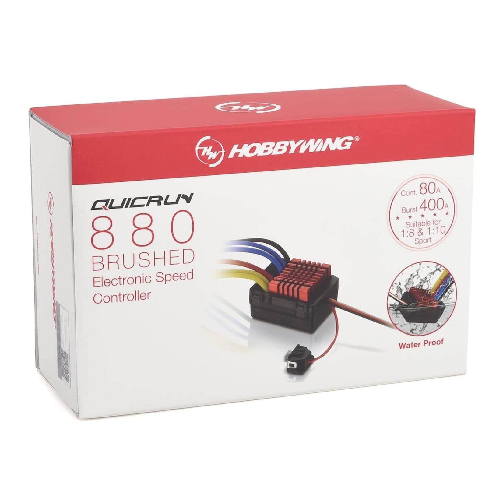 Hobbywing #30120301 Hobbywing QuicRun 880 Waterproof Dual Brushed Crawling ESC