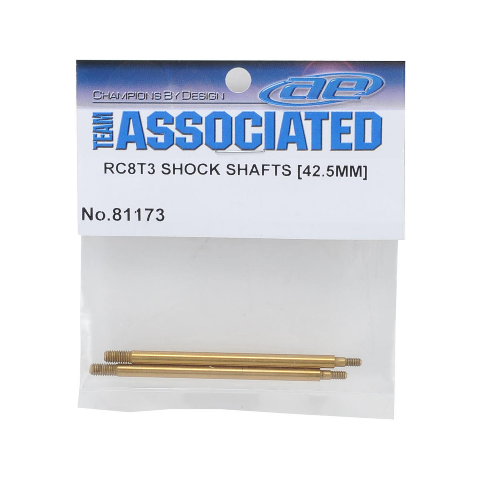 Team Associated Team Associated RC8T3 42.5mm Ti-Nitride Rear Shock Shaft (2) #81173