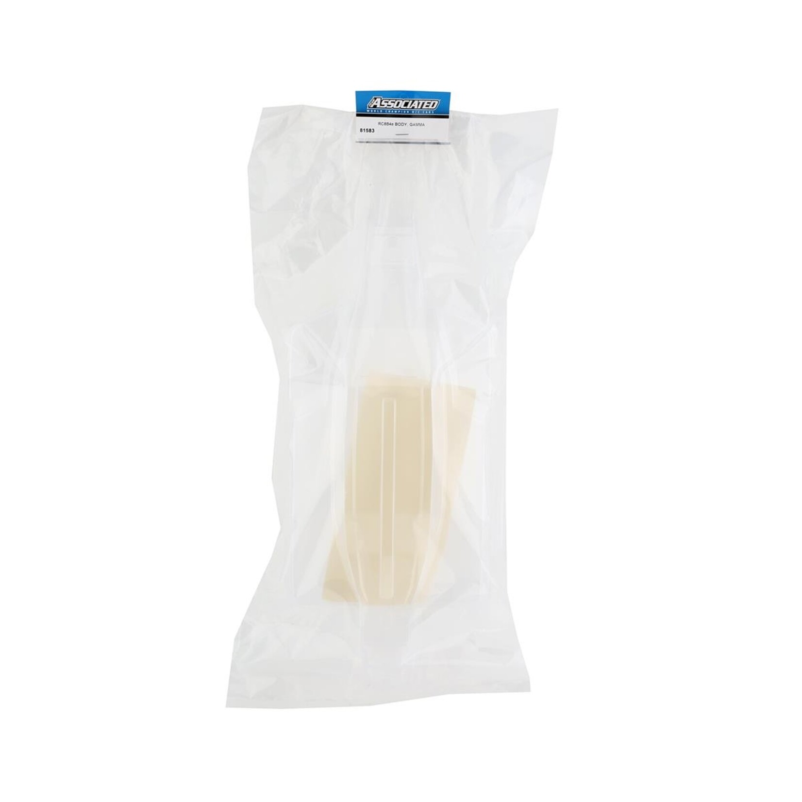 Team Associated #81583 Team Associated RC8B4e Gamma 1/8 Buggy Body (Clear)