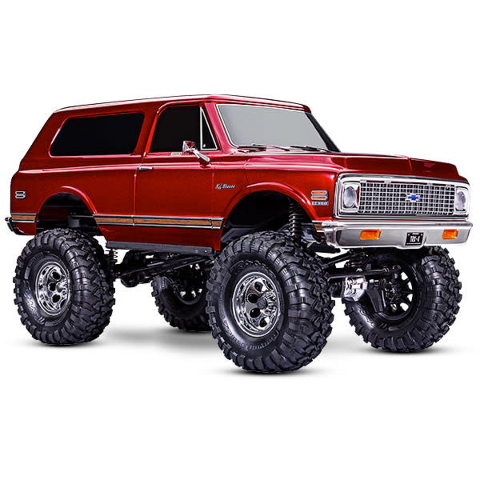 Traxxas Traxxas TRX-4 1/10 High Trail Edition RC Crawler w/'72 Chevy K5 Blazer Body (Red) & TQi 2.4GHz Radio #92086-4-RED