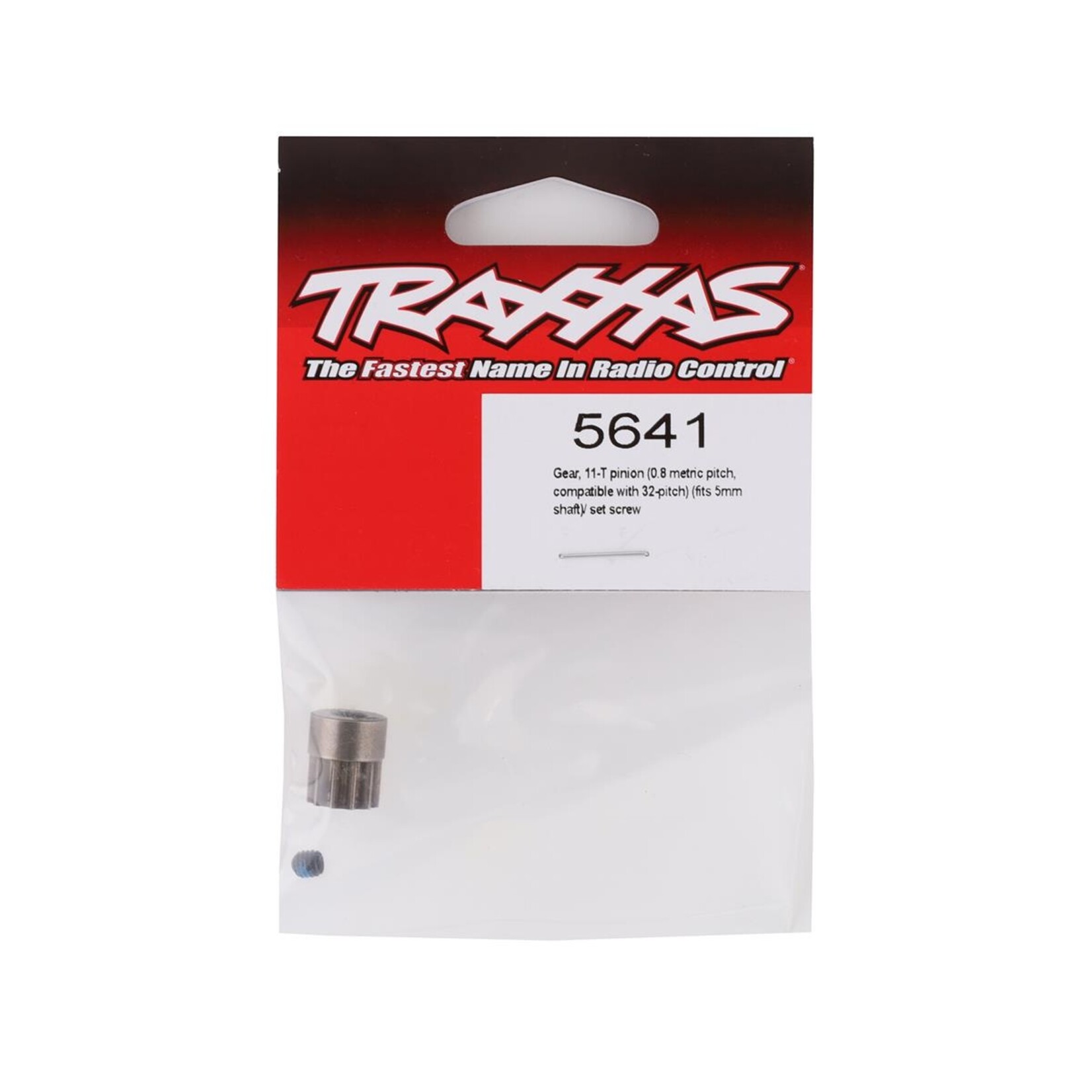 Traxxas #5641 Traxxas 32P Hardened Steel Pinion Gear w/5mm Bore (11T)