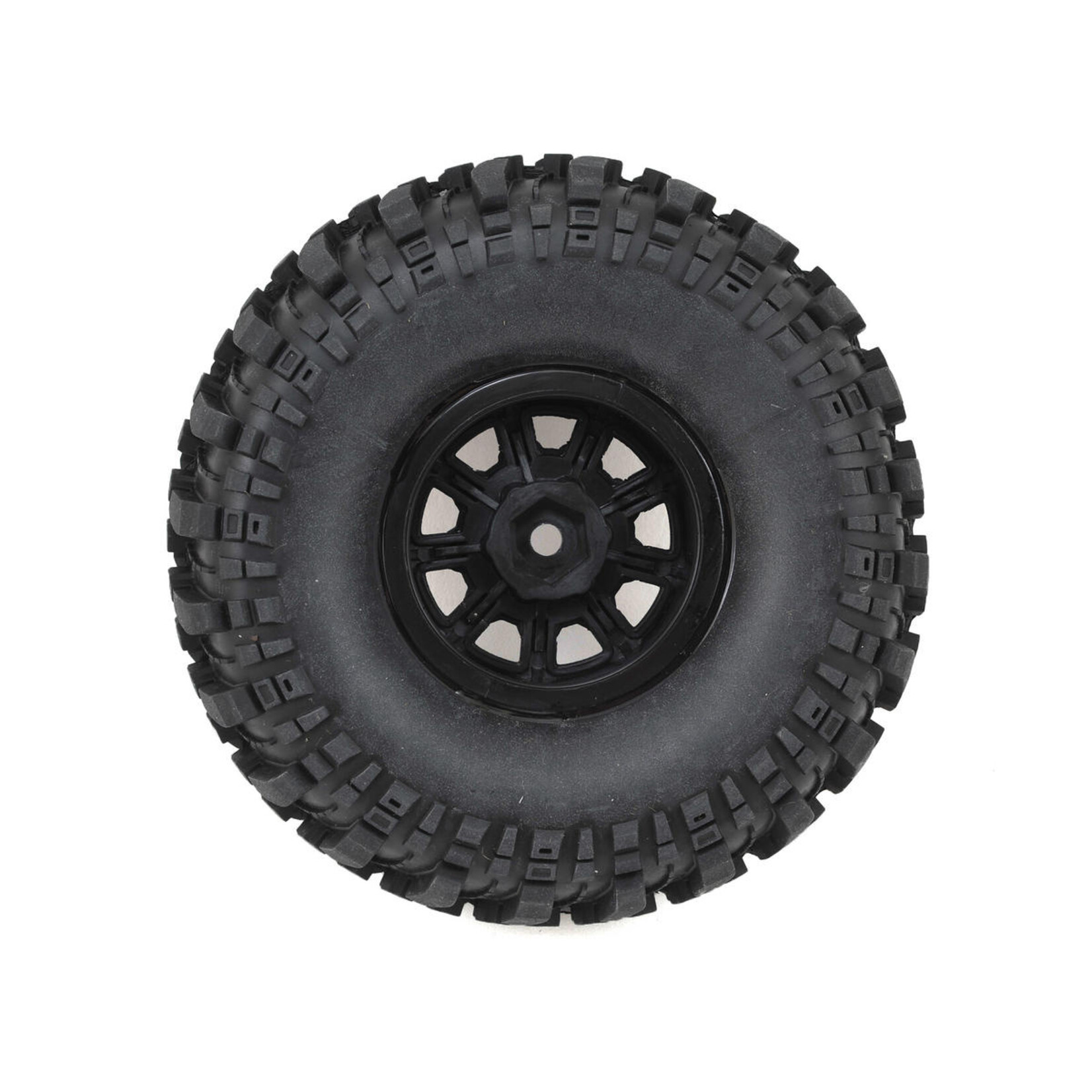 Duratrax DuraTrax Deep Woods CR 1.9" Pre-Mounted Crawler Tires (2) (Black Chrome) #DTXC4027