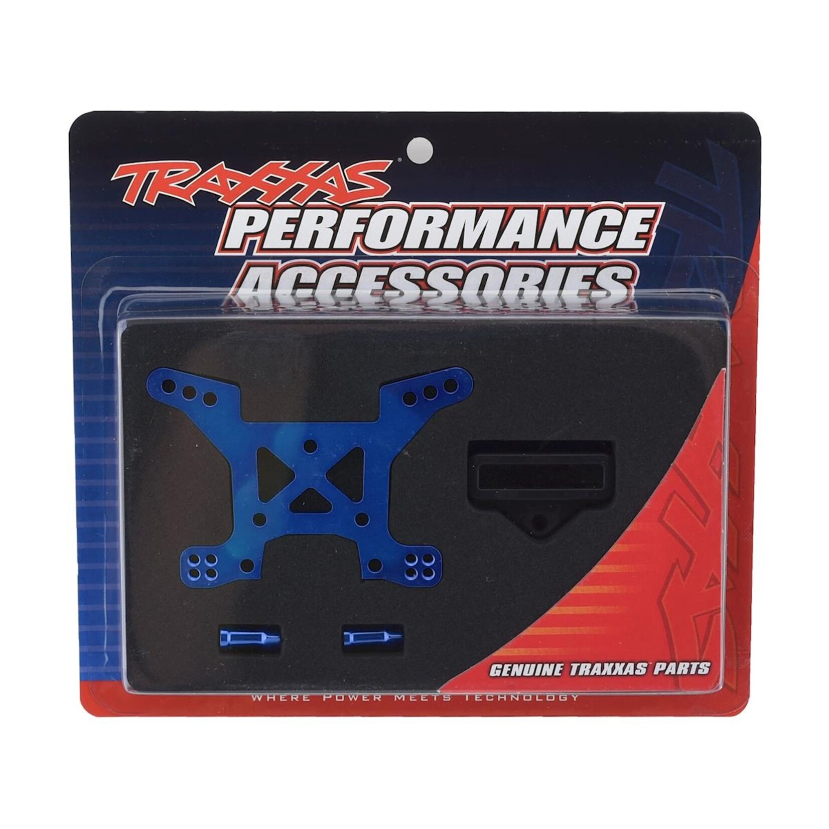 Traxxas #6739X Traxxas Aluminum Rustler 4X4 Front Shock Tower (Blue)