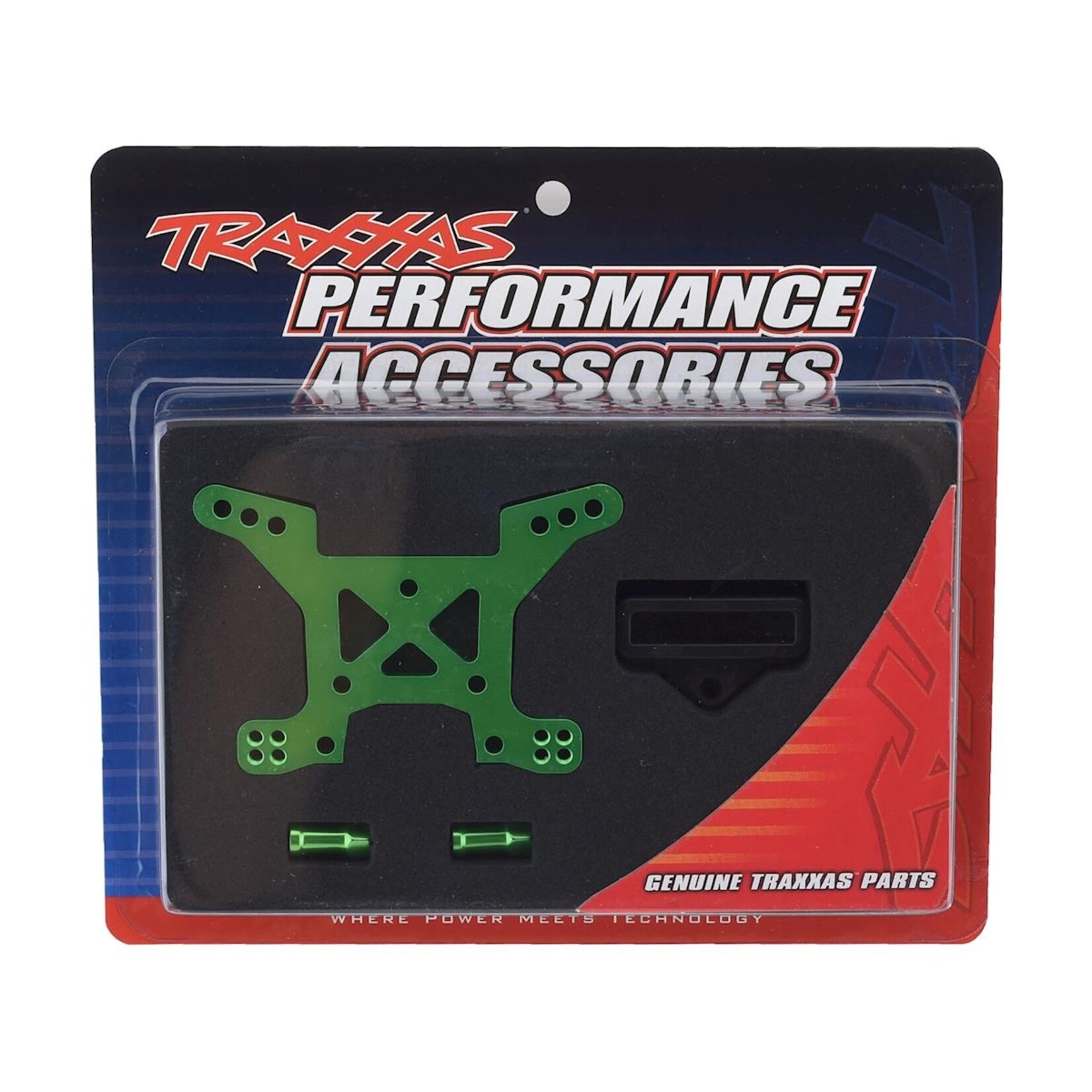 Traxxas #6739G Traxxas Aluminum Rustler 4X4 Front Shock Tower (Green)
