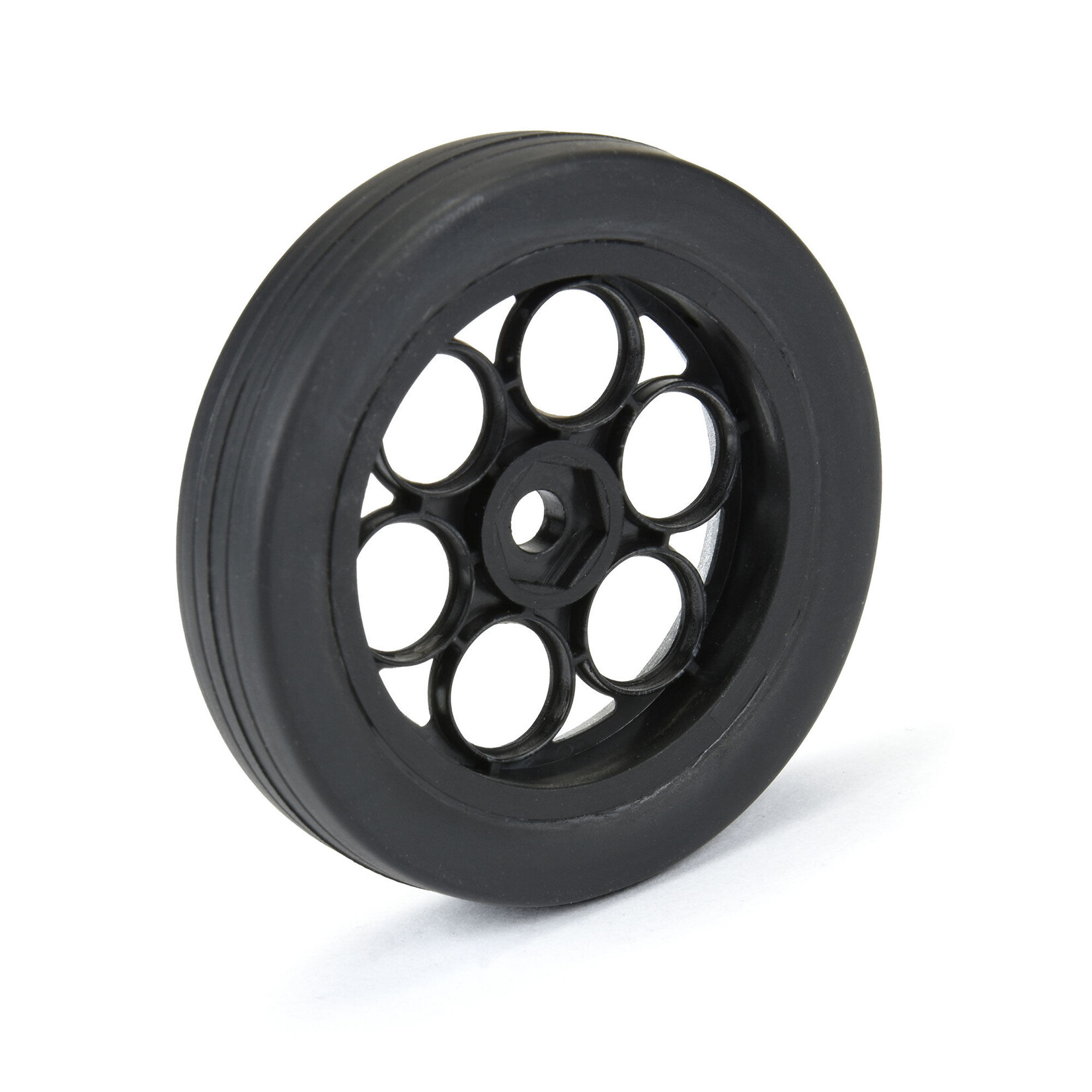 Pro-Line Pro-Line 1/16 Front Runner Front Tires MTD 8mm Black/Silver (2) (Mini Drag) #10219-10