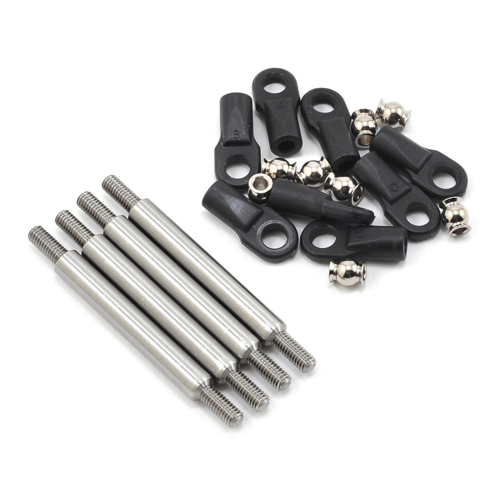 Incision Incision Yeti 1/4 Stainless Steel Front Link Set (4) #IRC00050