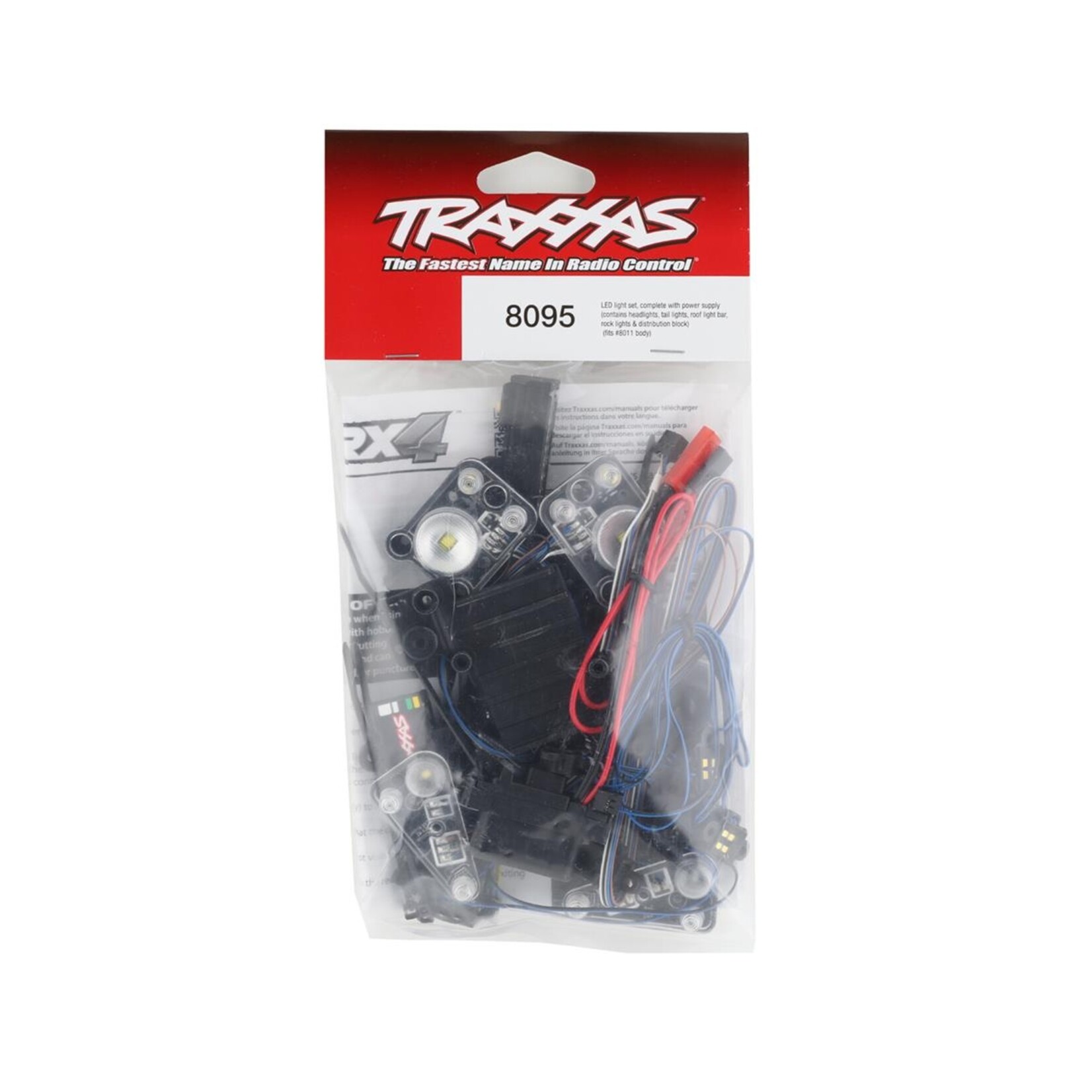 Traxxas TRX-4 Land Rover Defender Complete LED Light Set w/Power Supply Traxxas TRX-4 Land Rover Defender Complete LED Light Set w/Power Supply