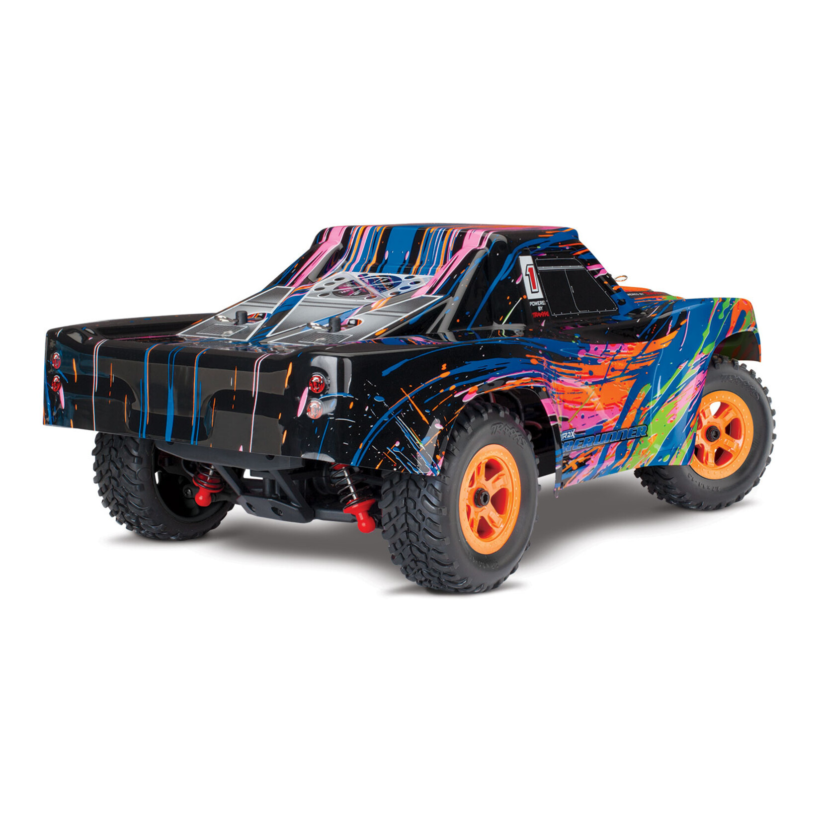 Traxxas #76064-5 Traxxas LaTrax Desert Prerunner 1/18 4WD RTR Short Course Truck (Color Burst) w/2.4GHz Radio, Battery & AC Charger