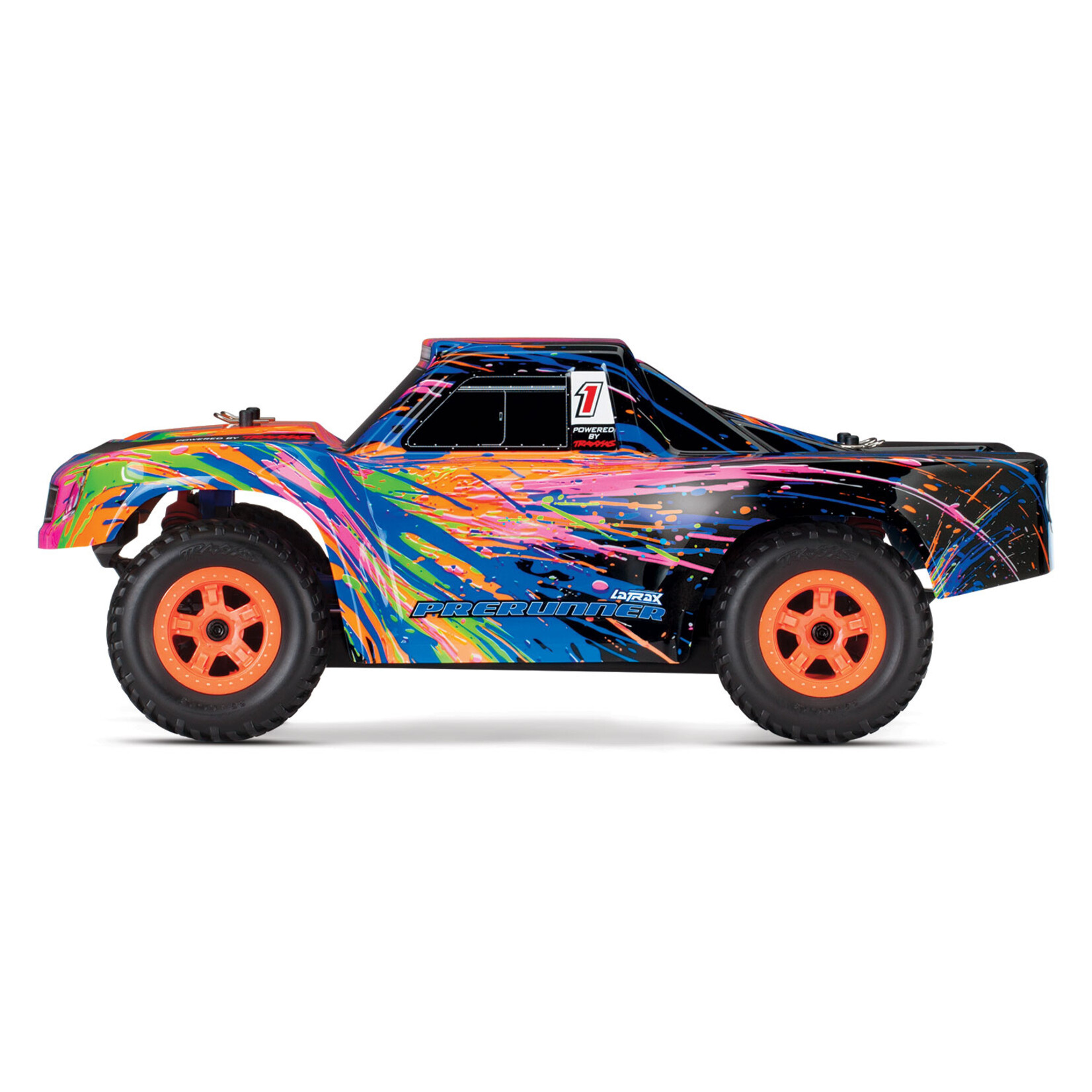 Traxxas #76064-5 Traxxas LaTrax Desert Prerunner 1/18 4WD RTR Short Course Truck (Color Burst) w/2.4GHz Radio, Battery & AC Charger