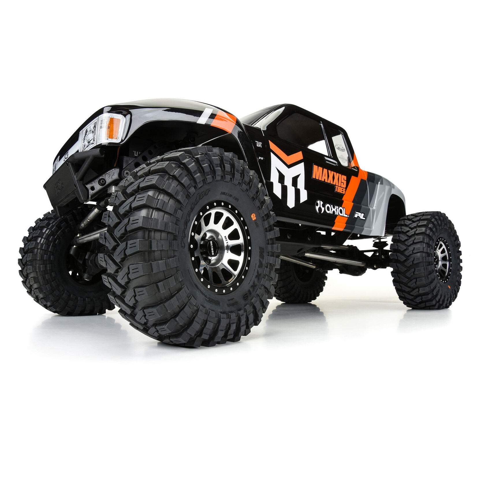 Pro-Line #2814-00 Pro-Line 1/6 Method 305 Alum F/R 2.9" +2 Offset SCX6 Wheel Faces (2) Silver
