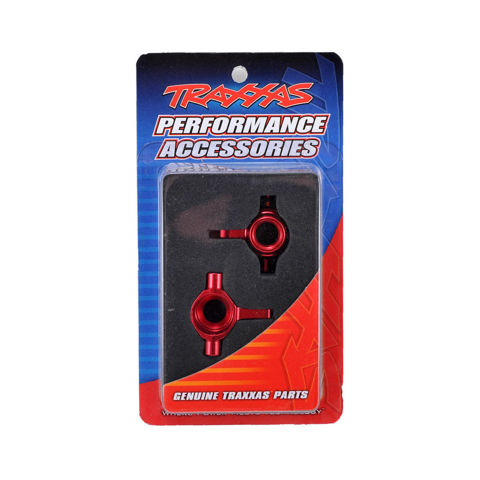 Traxxas #6837R Traxxas Aluminum Steering Block Set (Red) (2)