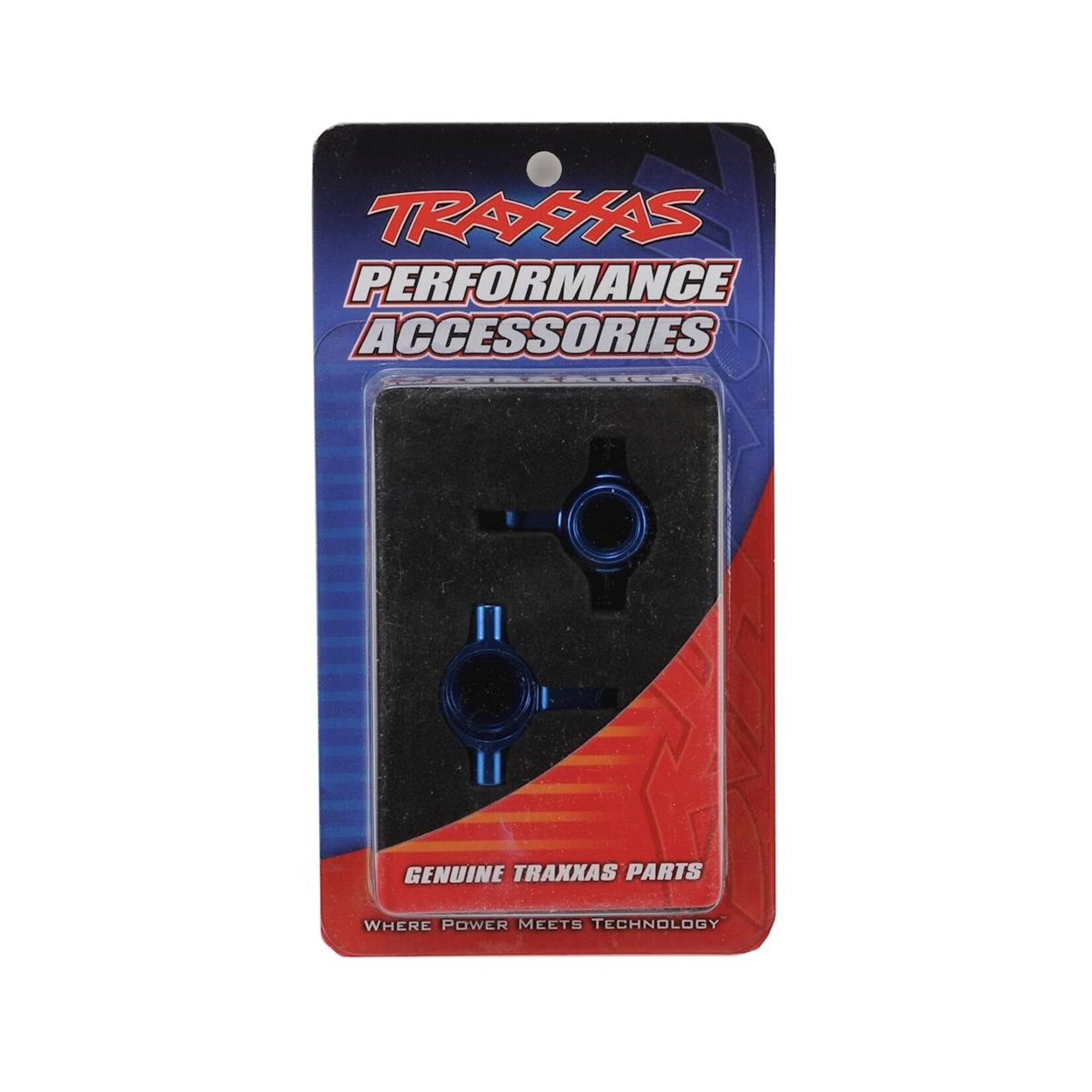 Traxxas Aluminum Steering Block Set (Blue) (2) Traxxas Aluminum Steering Block Set (Blue) (2)