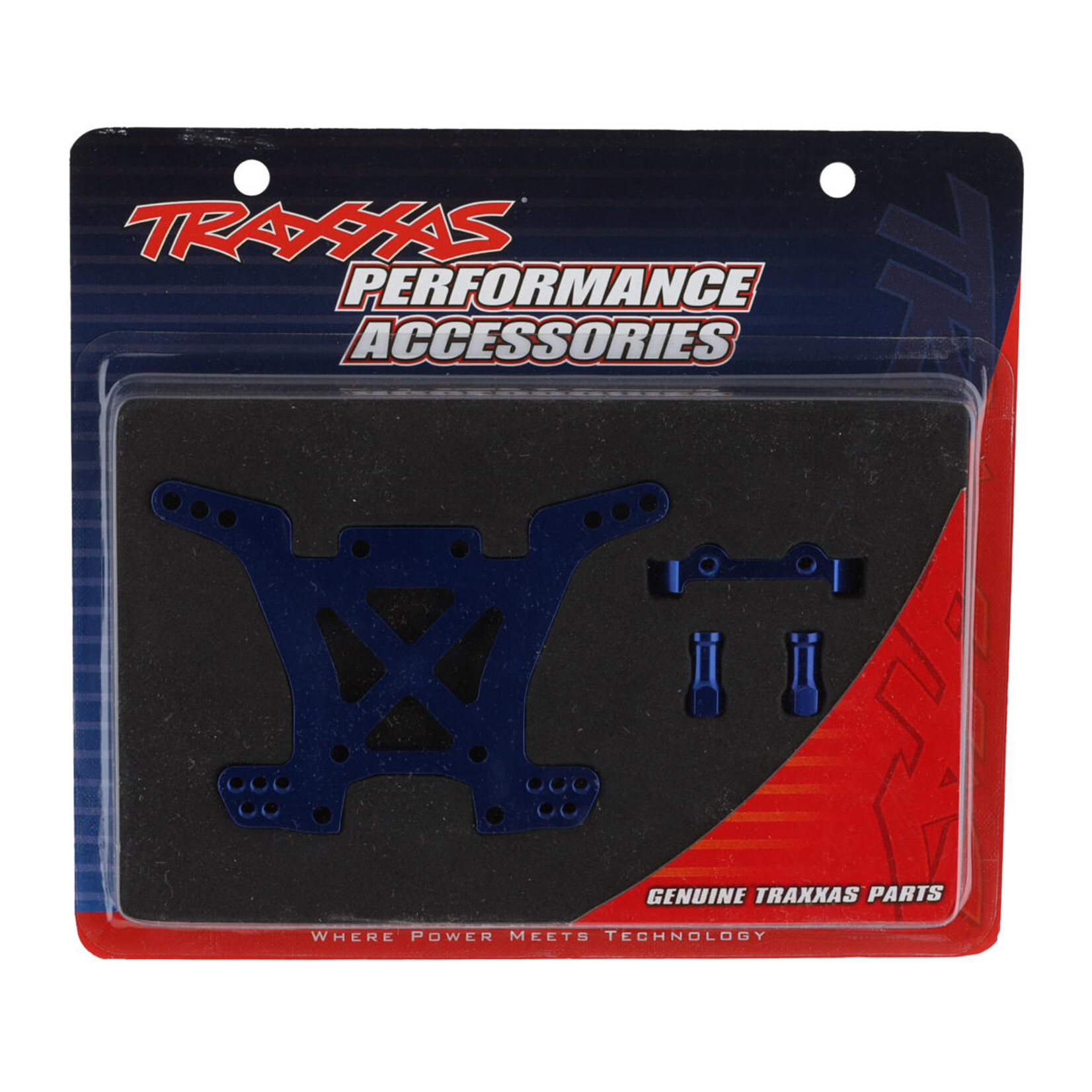 Traxxas #6838X Traxxas Aluminum Rear Shock Tower (Blue)