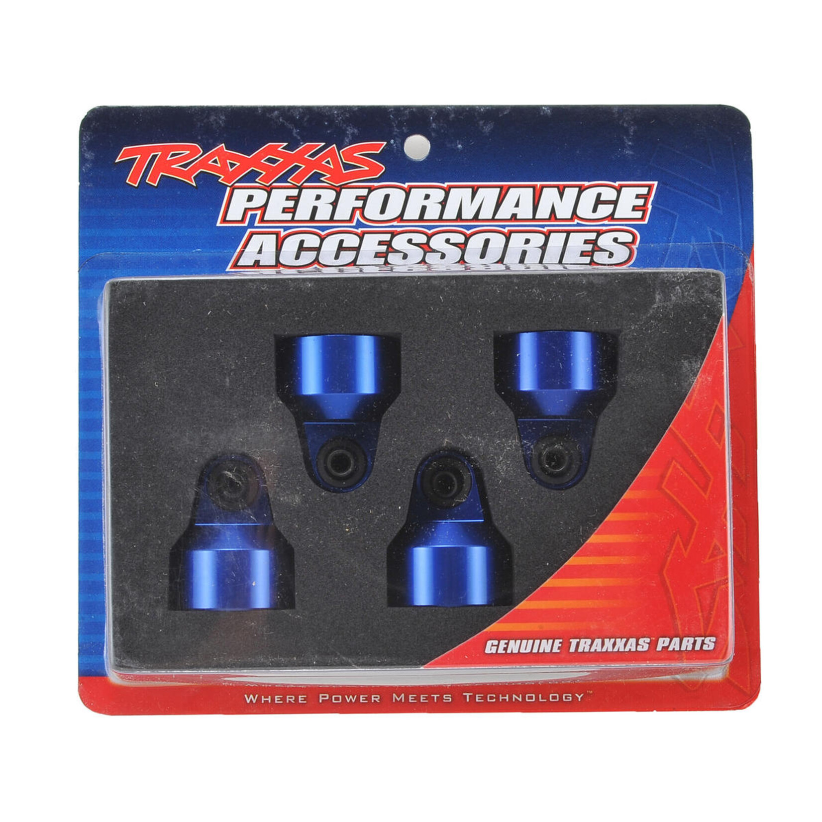 Traxxas #7764A Traxxas X-Maxx/XRT Aluminum GTX Shock Cap (Blue) (4)