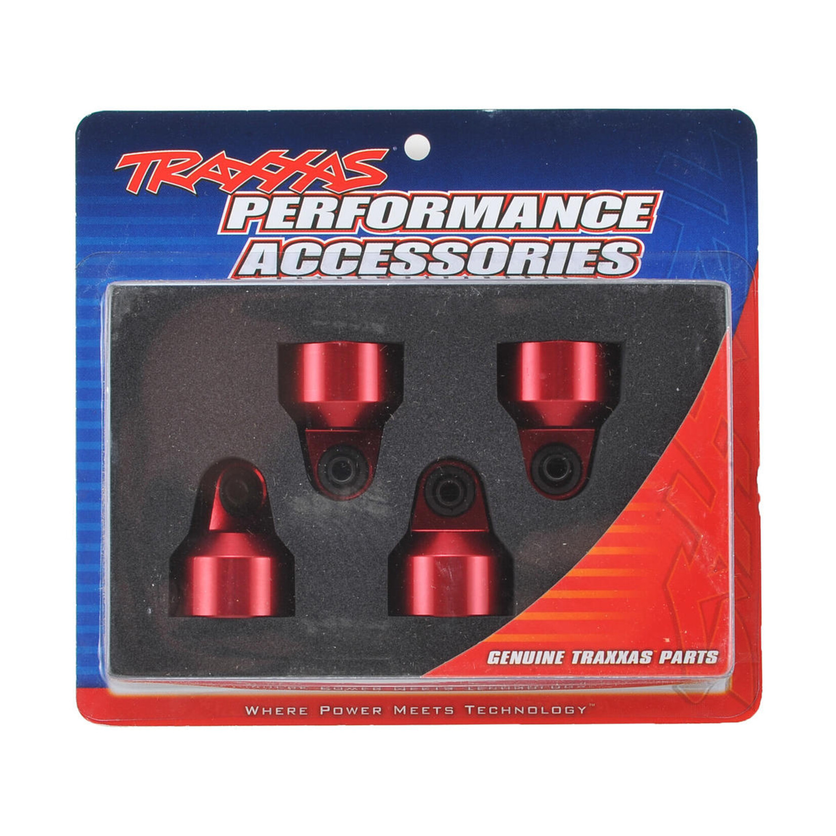 Traxxas Traxxas X-Maxx/XRT Aluminum GTX Shock Caps (Red) (4) #7764R