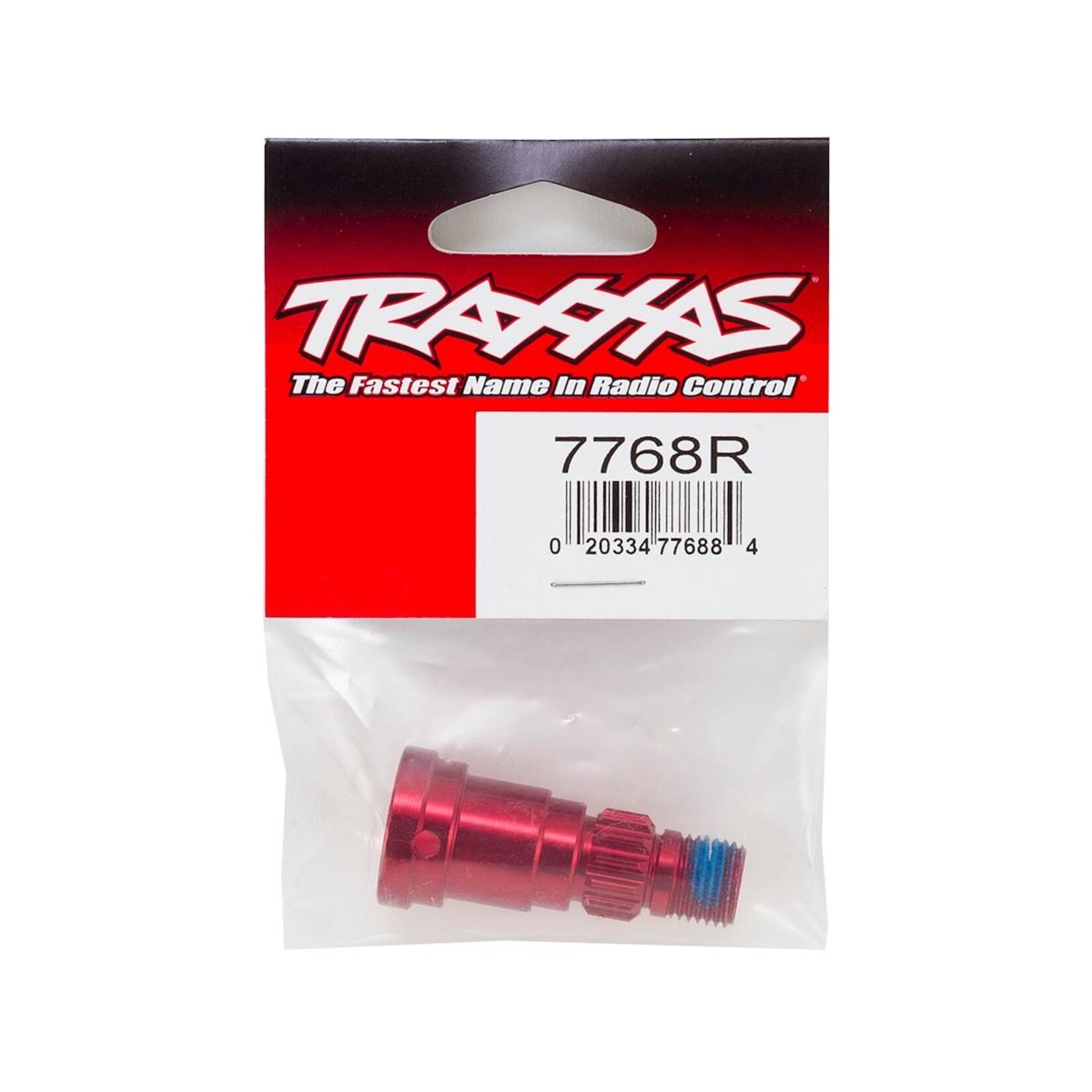 Traxxas #7768R Traxxas X-Maxx/XRT Aluminum Stub Axle (Red)