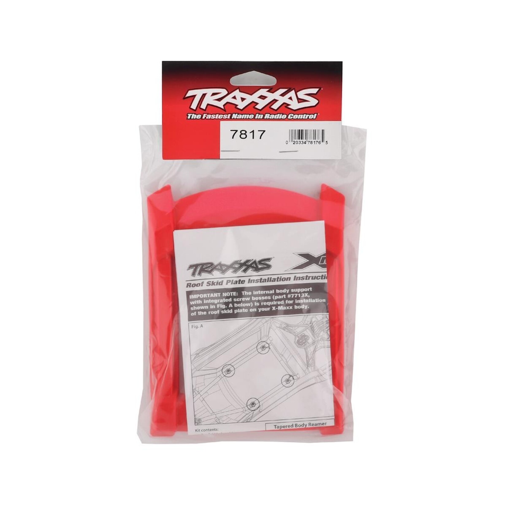 Traxxas #7817R Traxxas X-Maxx Roof Skid Plate (Red)