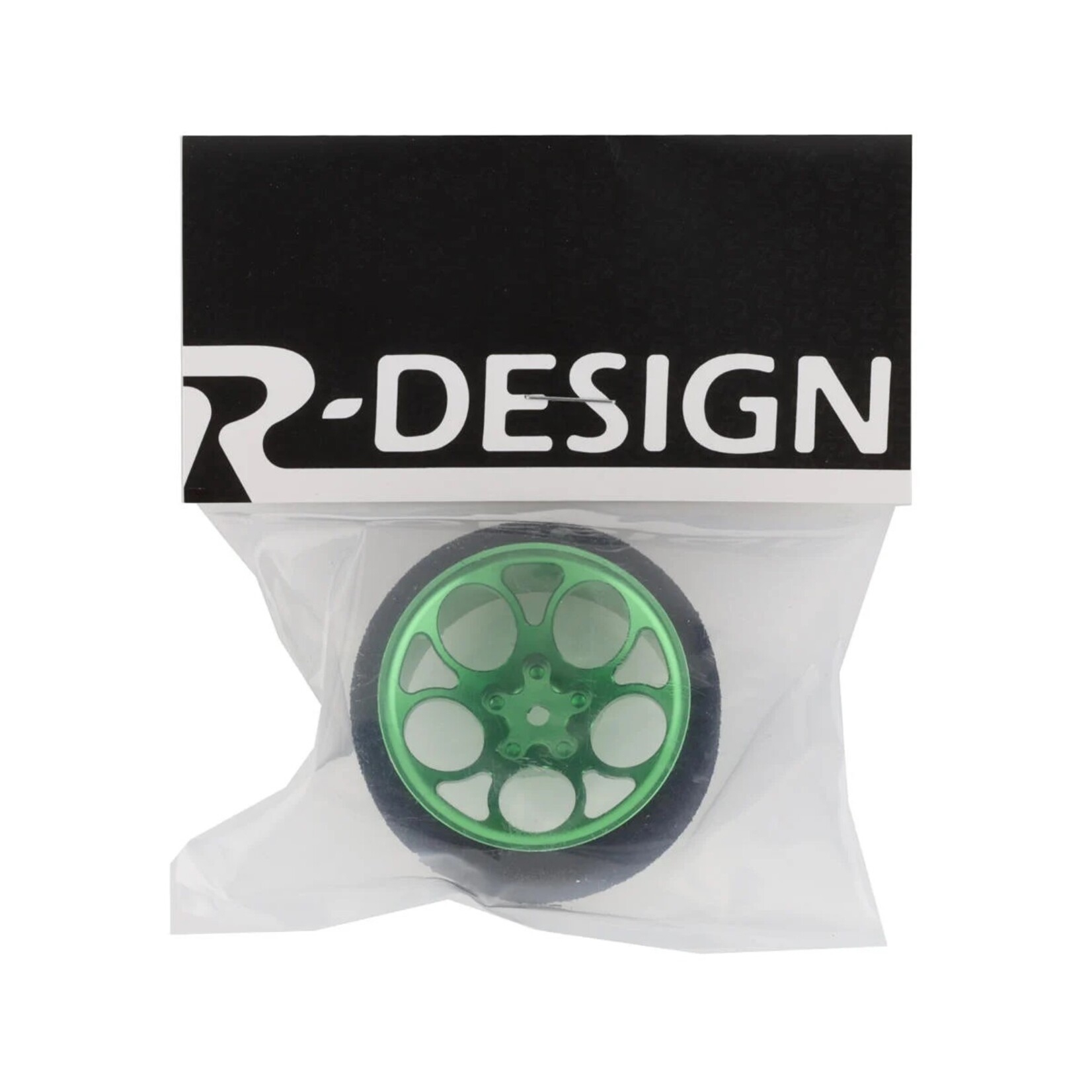 R-Design R-Design Sanwa M12/Flysky NB4 5-Hole Ultrawide Steering Wheel (Green) #RDD7224