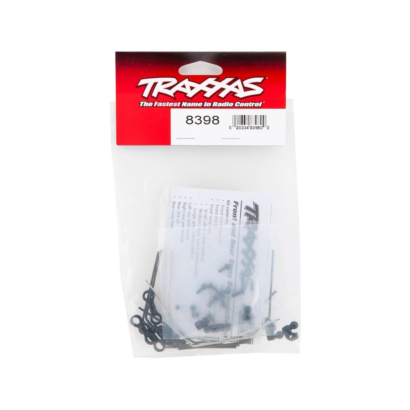 Traxxas #8398 Traxxas 4-Tec 2.0 Front & Rear Sway Bar Kit