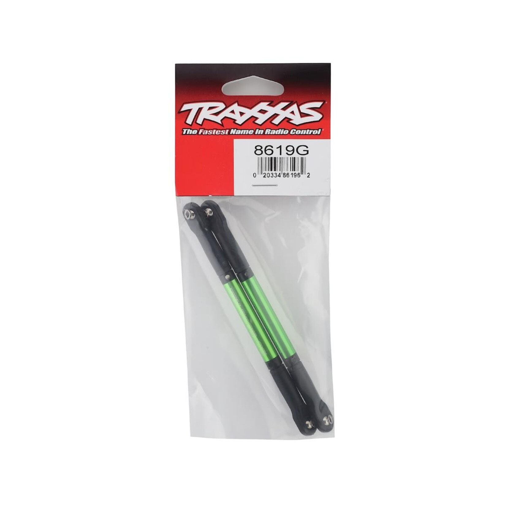 Traxxas Traxxas E-Revo 2.0 Aluminum Heavy-Duty Steering Link Push Rods (Green) (2) #8619G