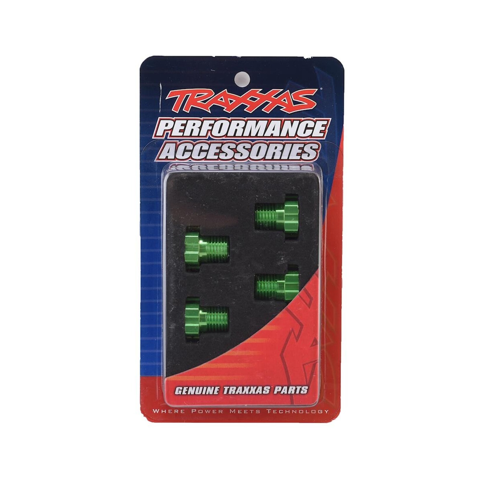 Traxxas 17mm Splined Wheel Hub Hex (Green) (4) Traxxas 17mm Splined Wheel Hub Hex (Green) (4)