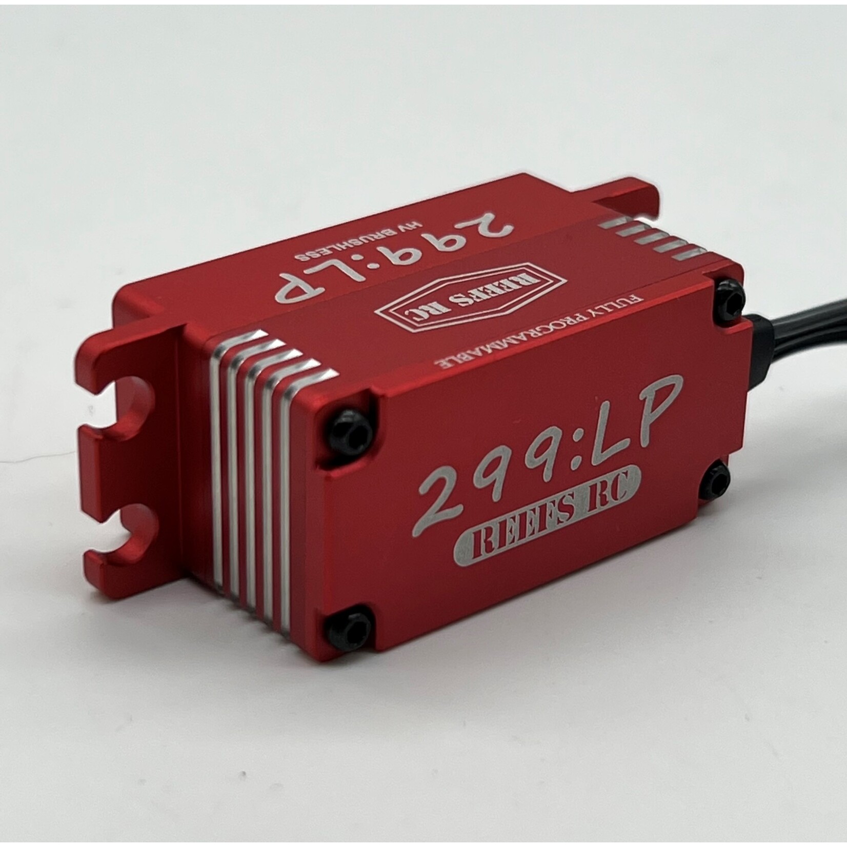 Reefs RC #REEFS130 Reefs RC 299LP High Torque/Speed Brushless Low Profile Servo (High Voltage) (Red)