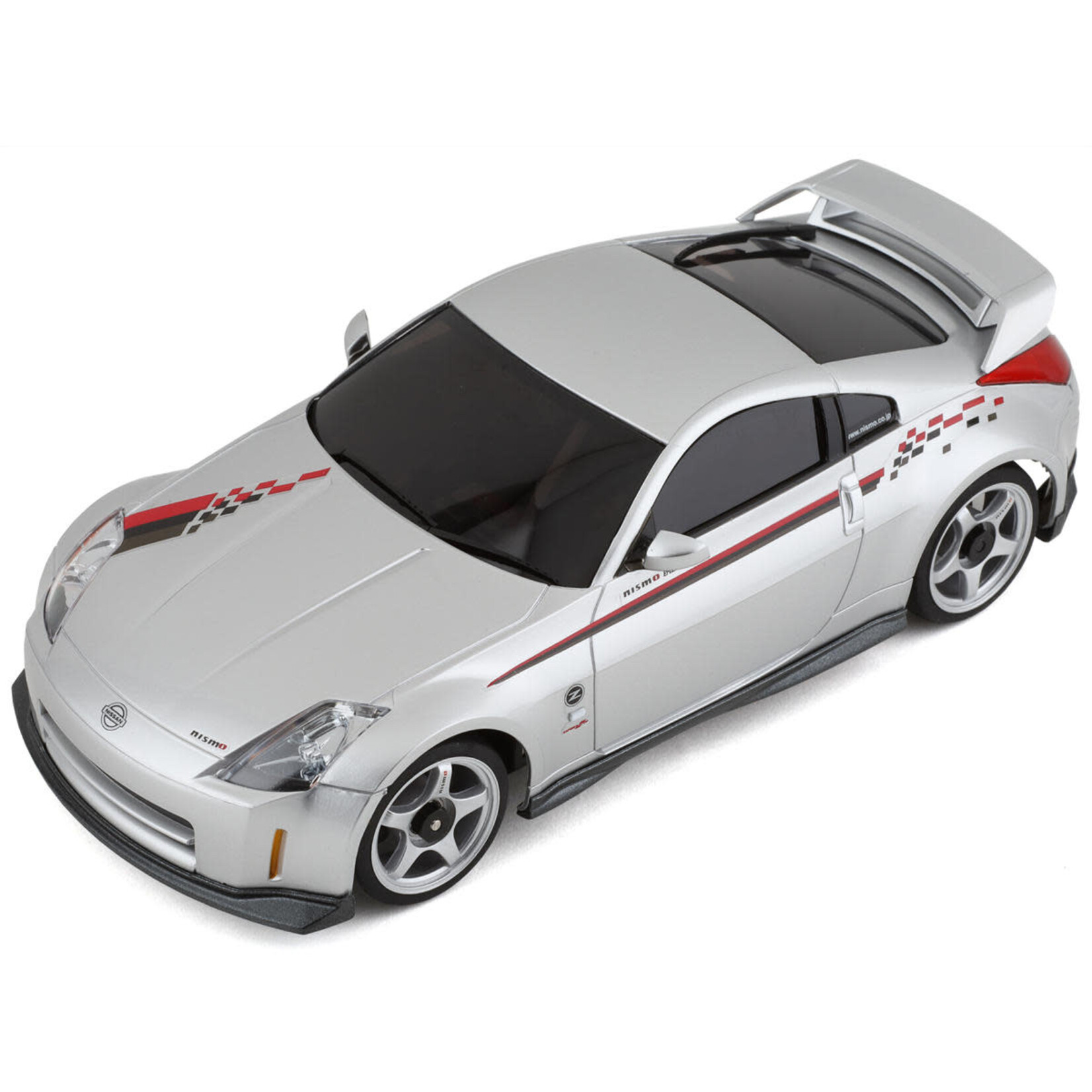Kyosho #32346S  Kyosho MR-03 Mini-Z RWD ReadySet w/Fairlady Z (Z33) NISMO S-tune Body (Silver) & KT-531P 2.4GHz Radio