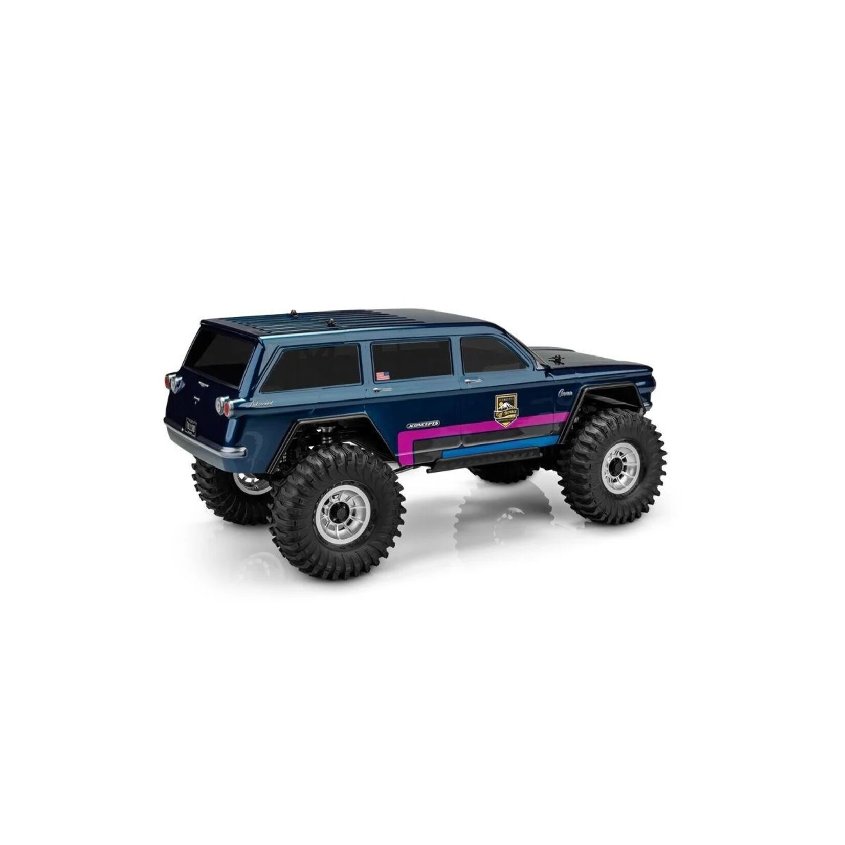 JConcepts #0480 JConcepts 1961 Corvair Lakewood Rock Crawler "Pre-Trimmed" Body (Clear) (12.3")