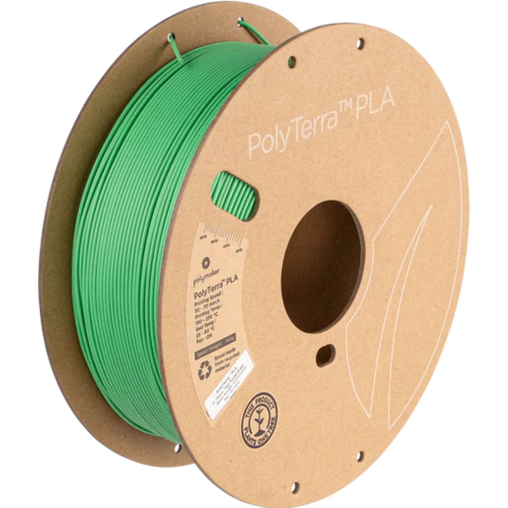Polymaker #PM70846 PolyTerra™ PLA (Forest Green)