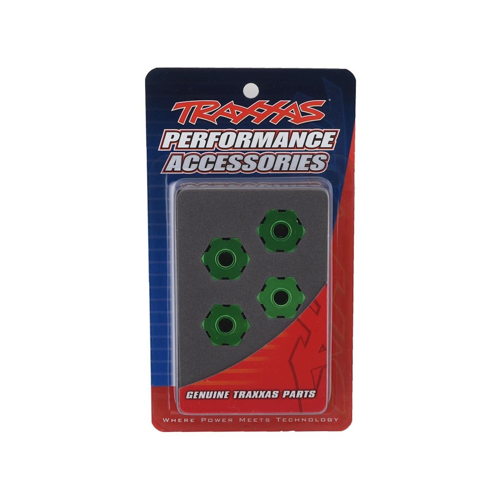 Traxxas #8956G Traxxas Maxx Aluminum Wheel Hex (Green) (4)