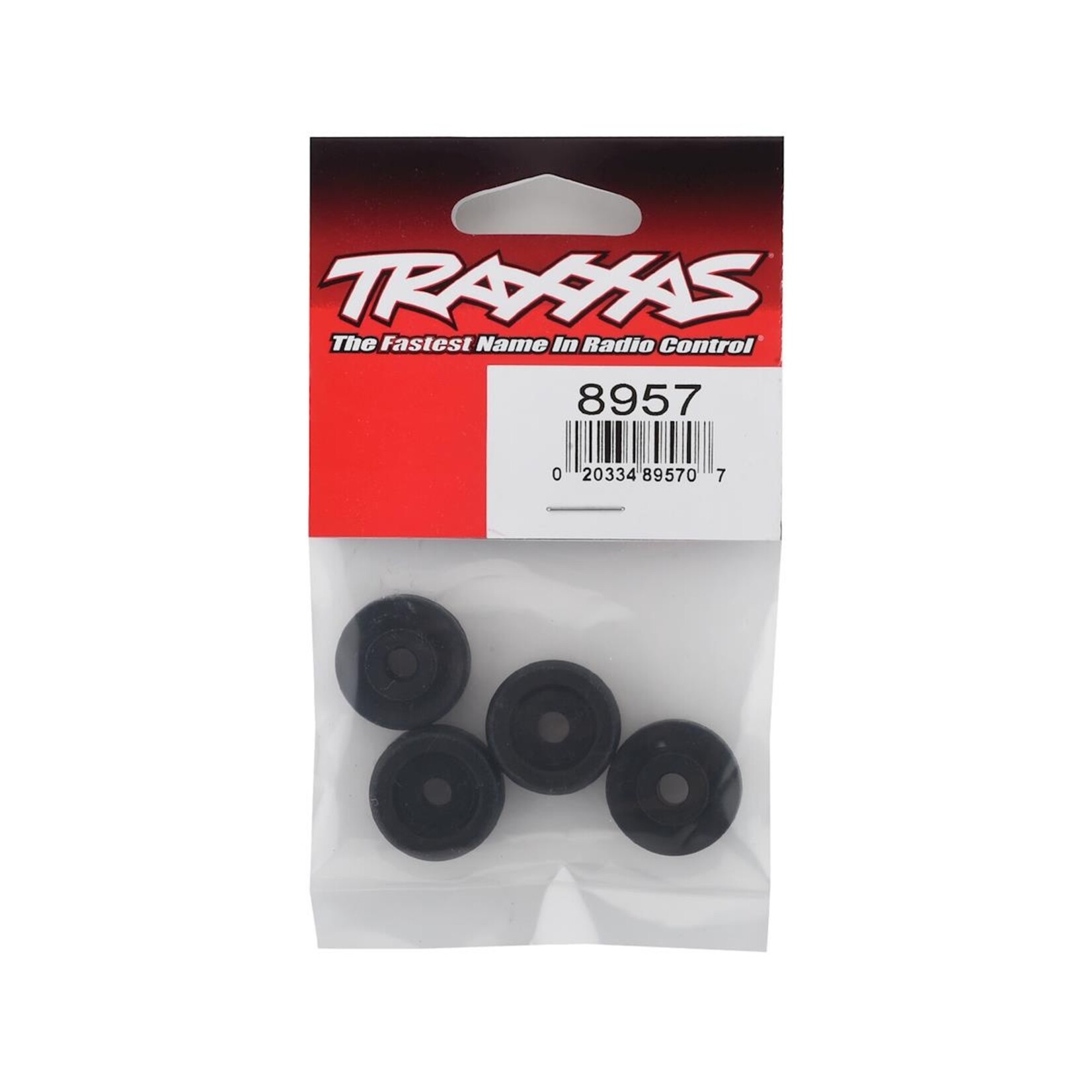 Traxxas #8957 Traxxas Maxx Wheel Washers (Black) (4)
