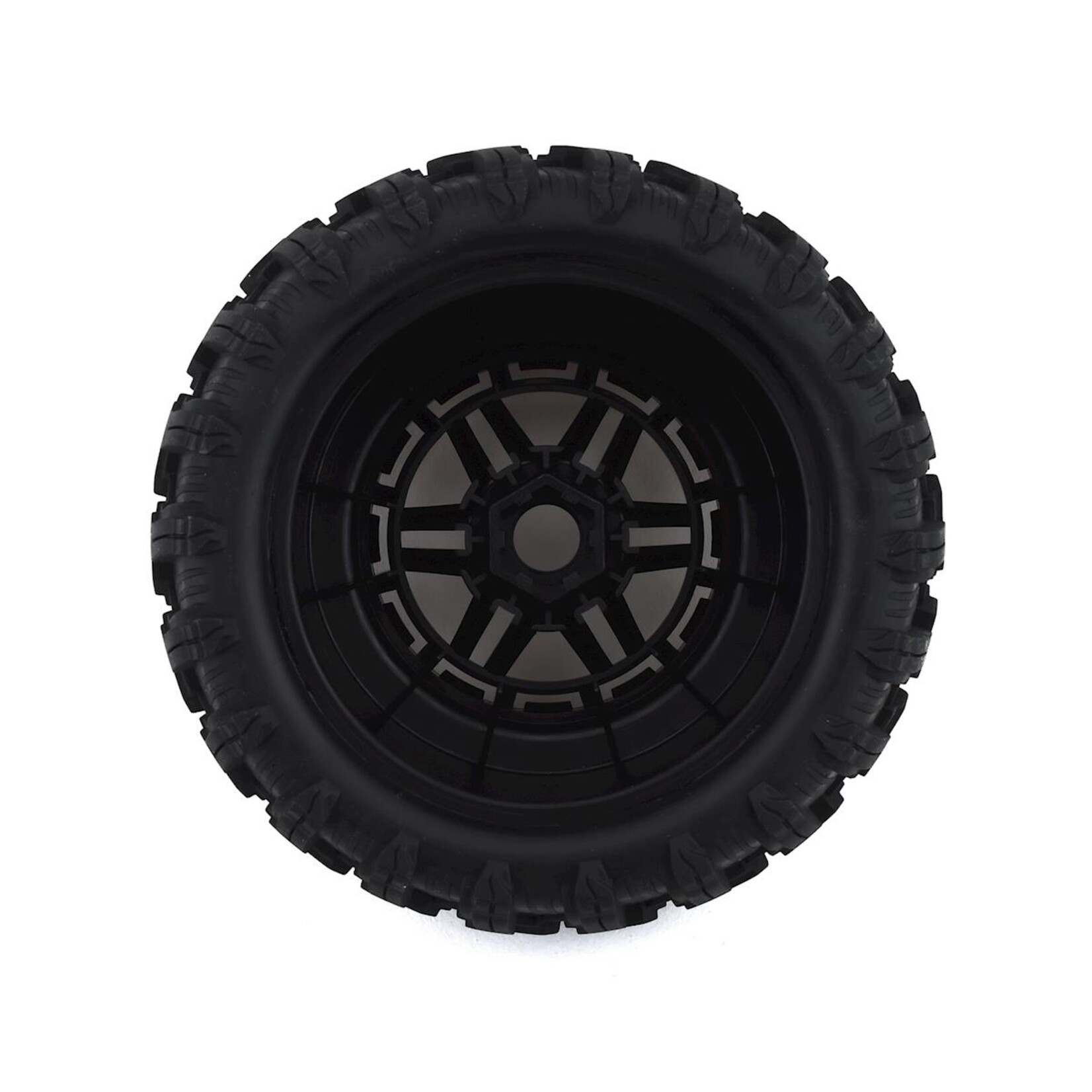 Traxxas #8972T  Traxxas Maxx All-Terrain Pre-Mounted Tires (2) (Black/Orange)