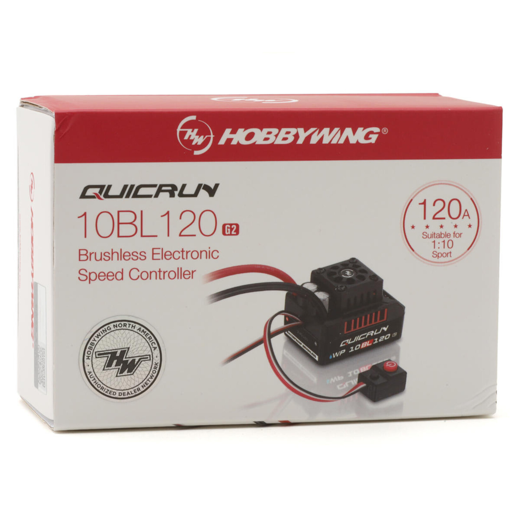 Hobbywing #30107200 Hobbywing QuicRun 10BL120 G2 120A 1/10 Sensorless Brushless ESC