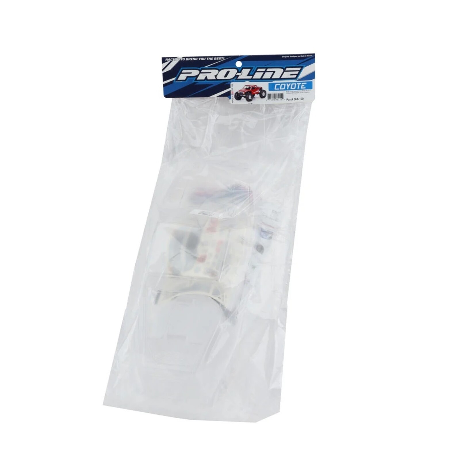 Pro-Line #3617-00 Pro-Line 1/10 Coyote HP 12.3" Rock Crawler Body (Clear) (SCX10)