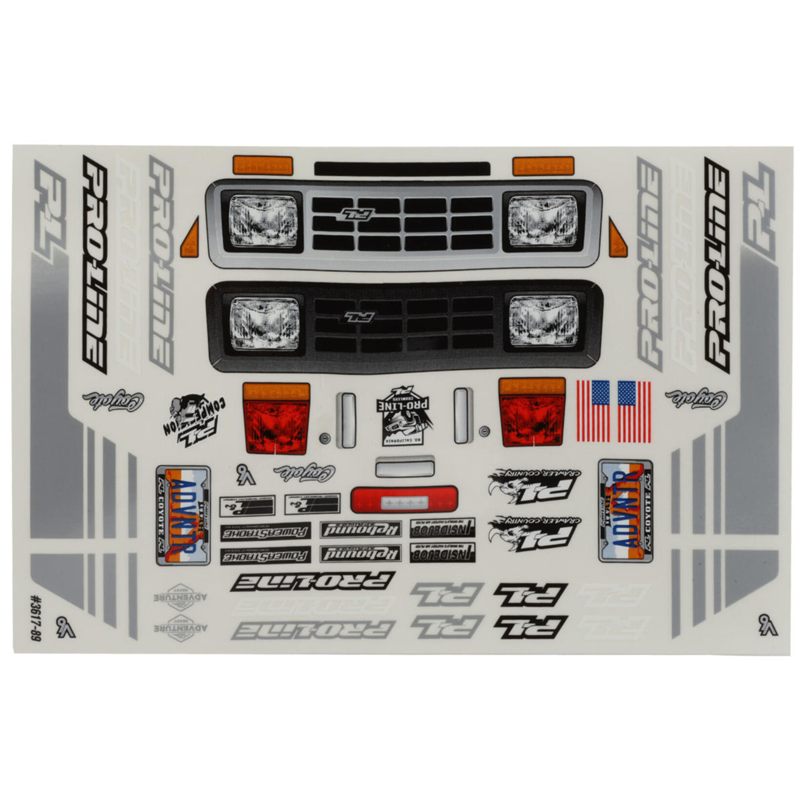 Pro-Line #3617-00 Pro-Line 1/10 Coyote HP 12.3" Rock Crawler Body (Clear) (SCX10)