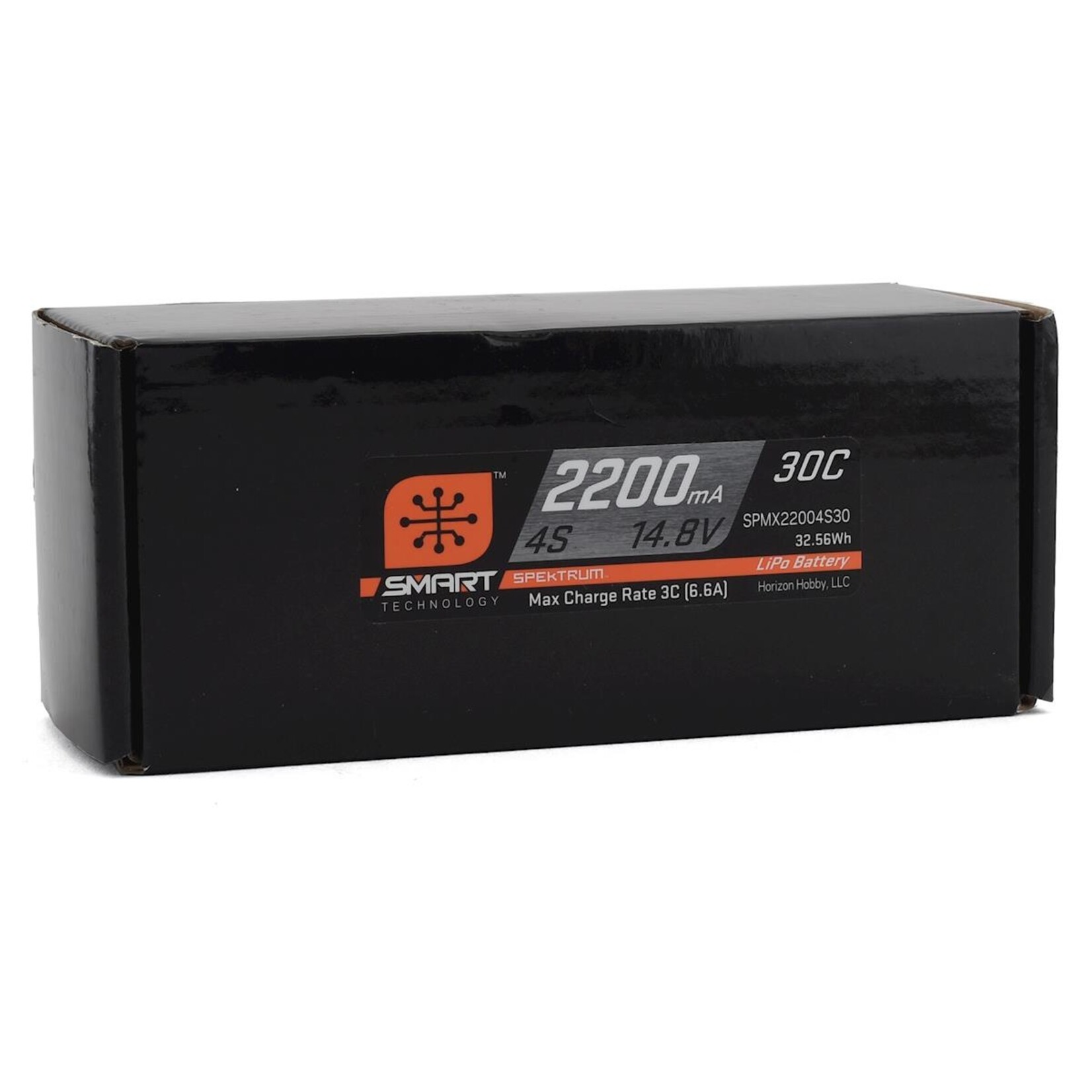 Spektrum #SPMX22004S30 Spektrum RC 4S Smart LiPo 30C Battery Pack w/IC3 Connector (14.8V/2200mAh)