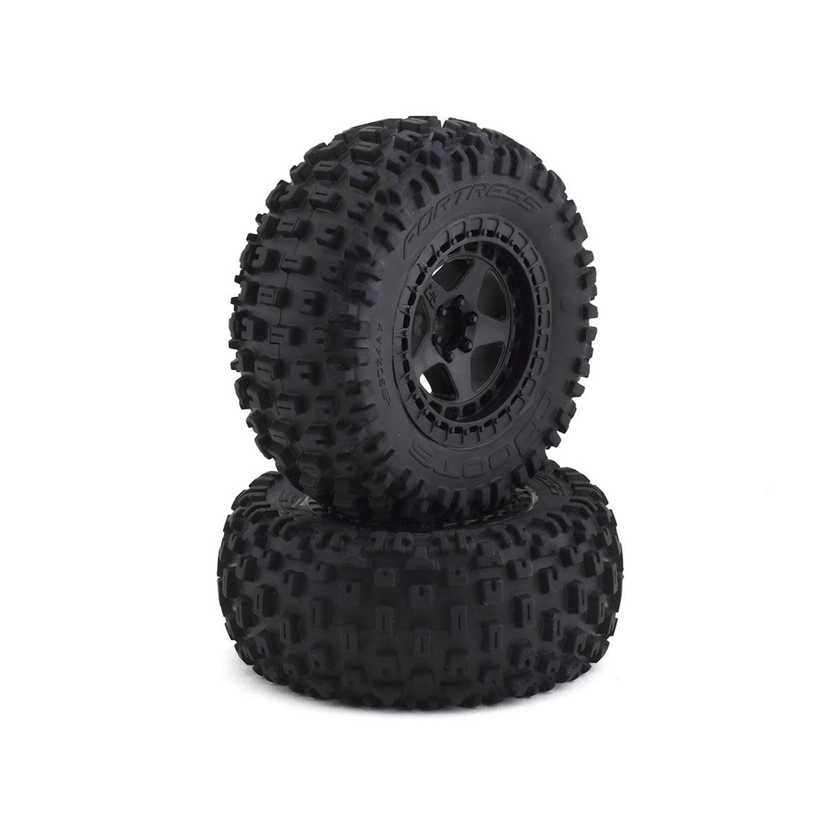 ARRMA #ARAC9630 Arrma dBooots Pre-Mounted Fortress SC Tire Set (Black) (2) (AR550042)