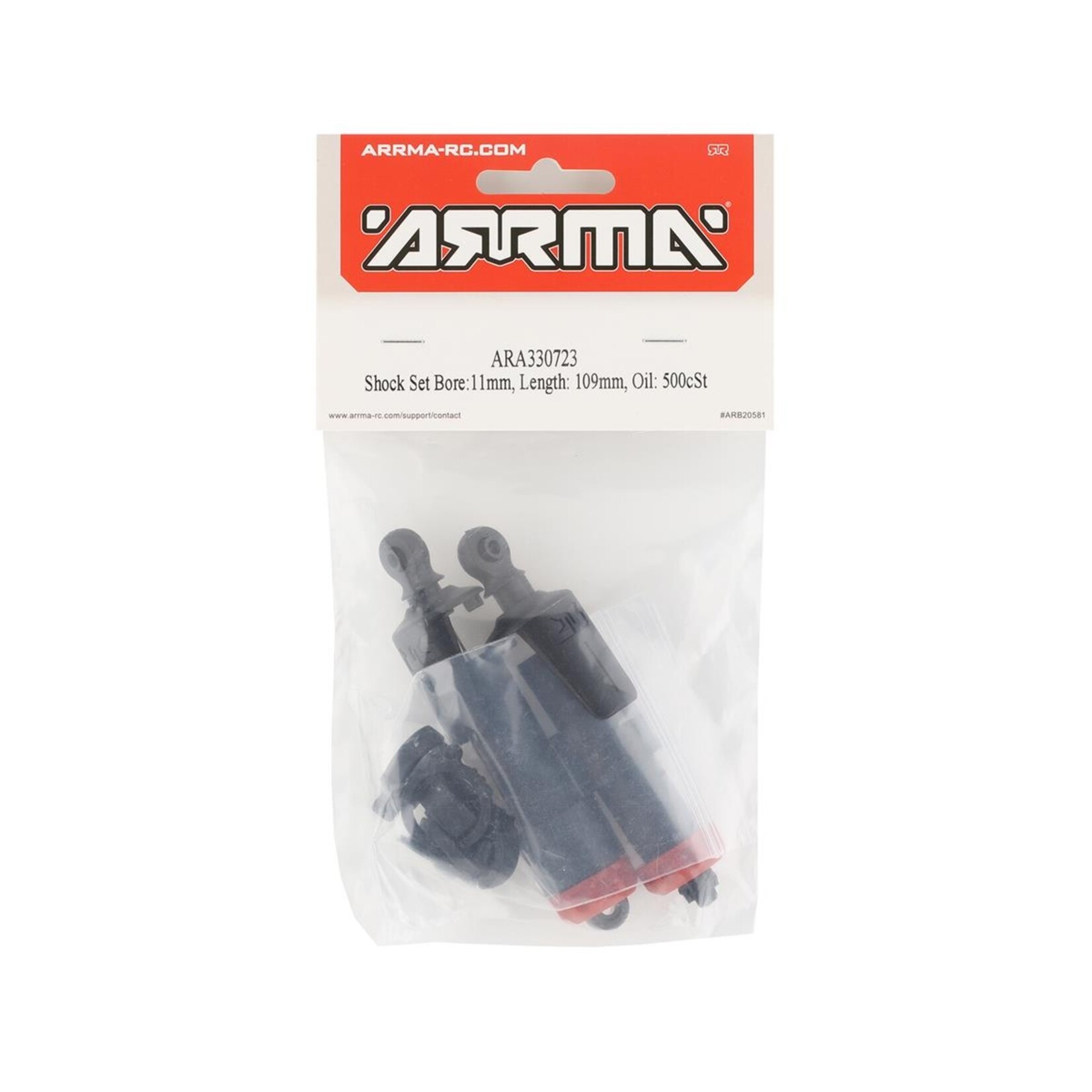 ARRMA #ARA330723 Arrma Vorteks 3S BLX Rear Shock Set (2) (109mm)