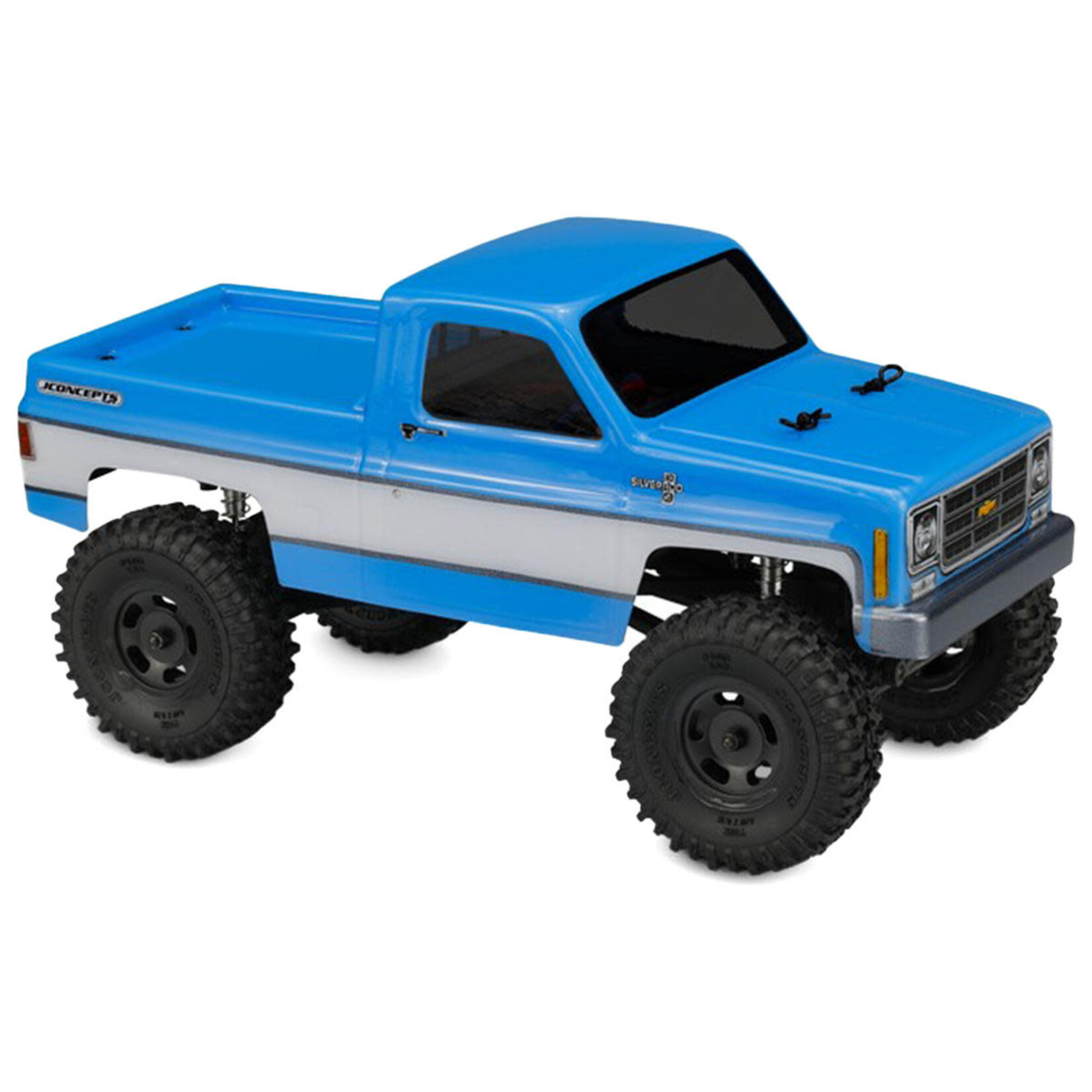 JConcepts #0464 JConcepts Axial SCX24 1978 Chevy K10 Mini Crawler Body (Clear)