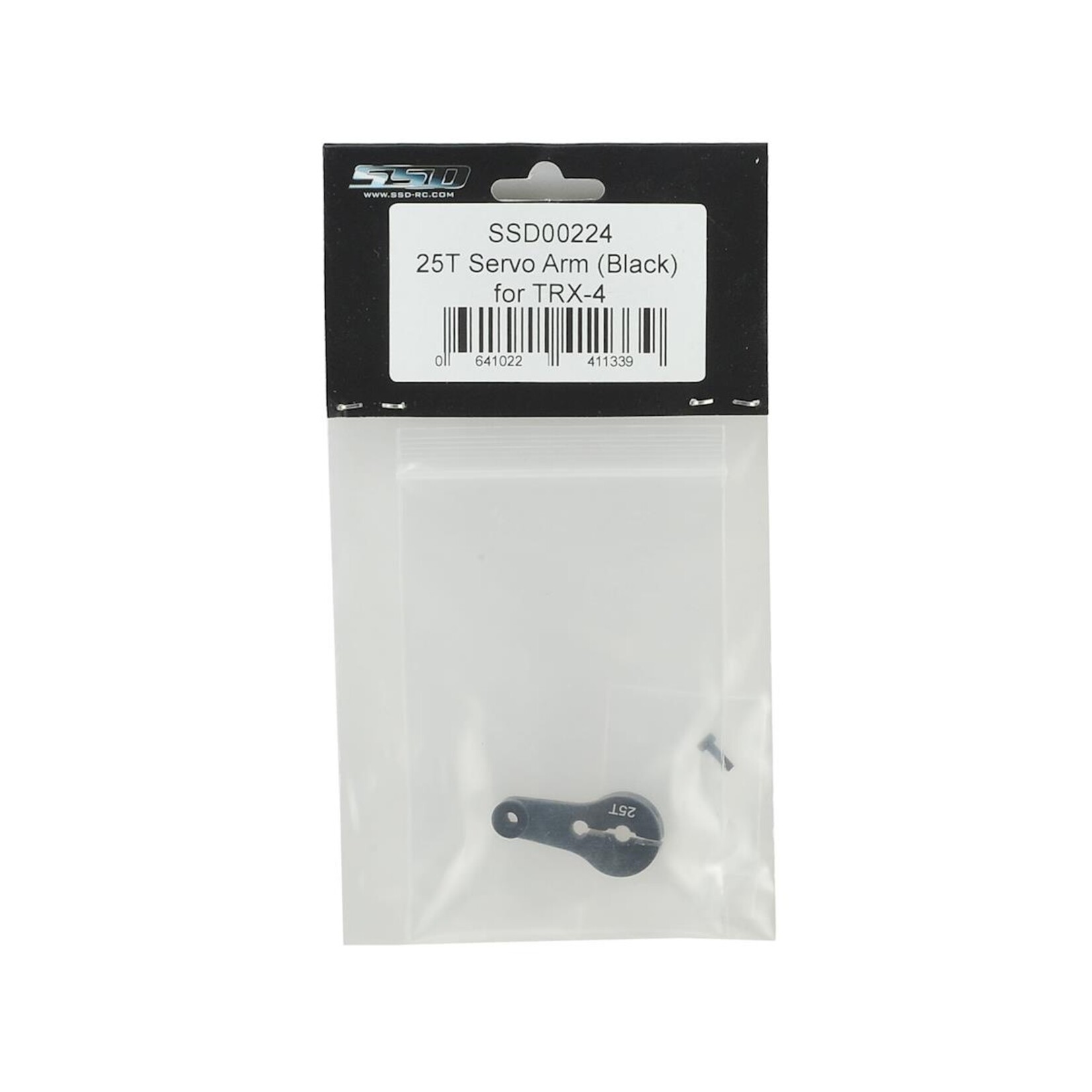 SSD RC #SSD00224 SSD RC TRX4 Aluminum Servo Horn (Black)