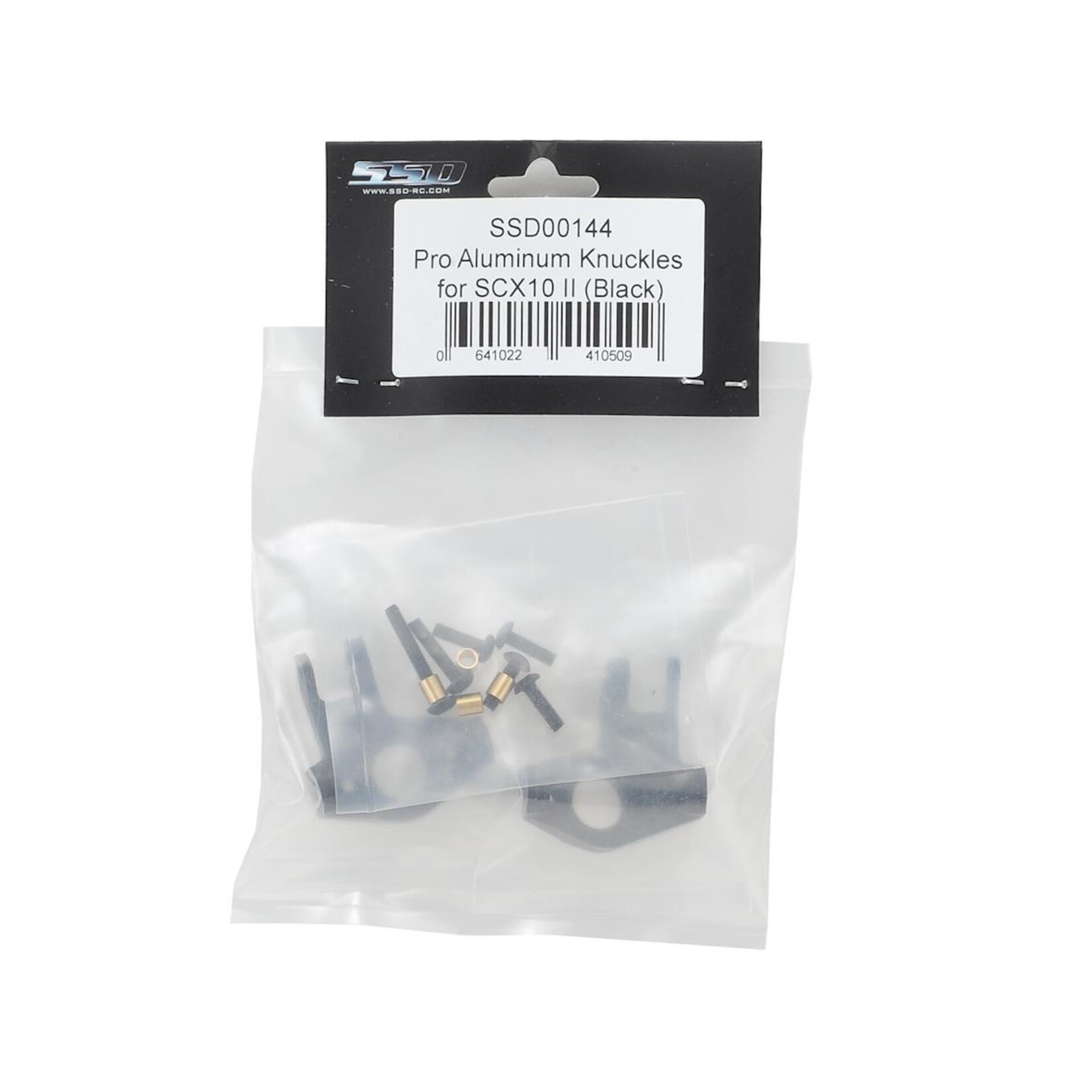 SSD RC #SSD00144 SSD RC SCX10 II Pro Aluminum Knuckles (Black)