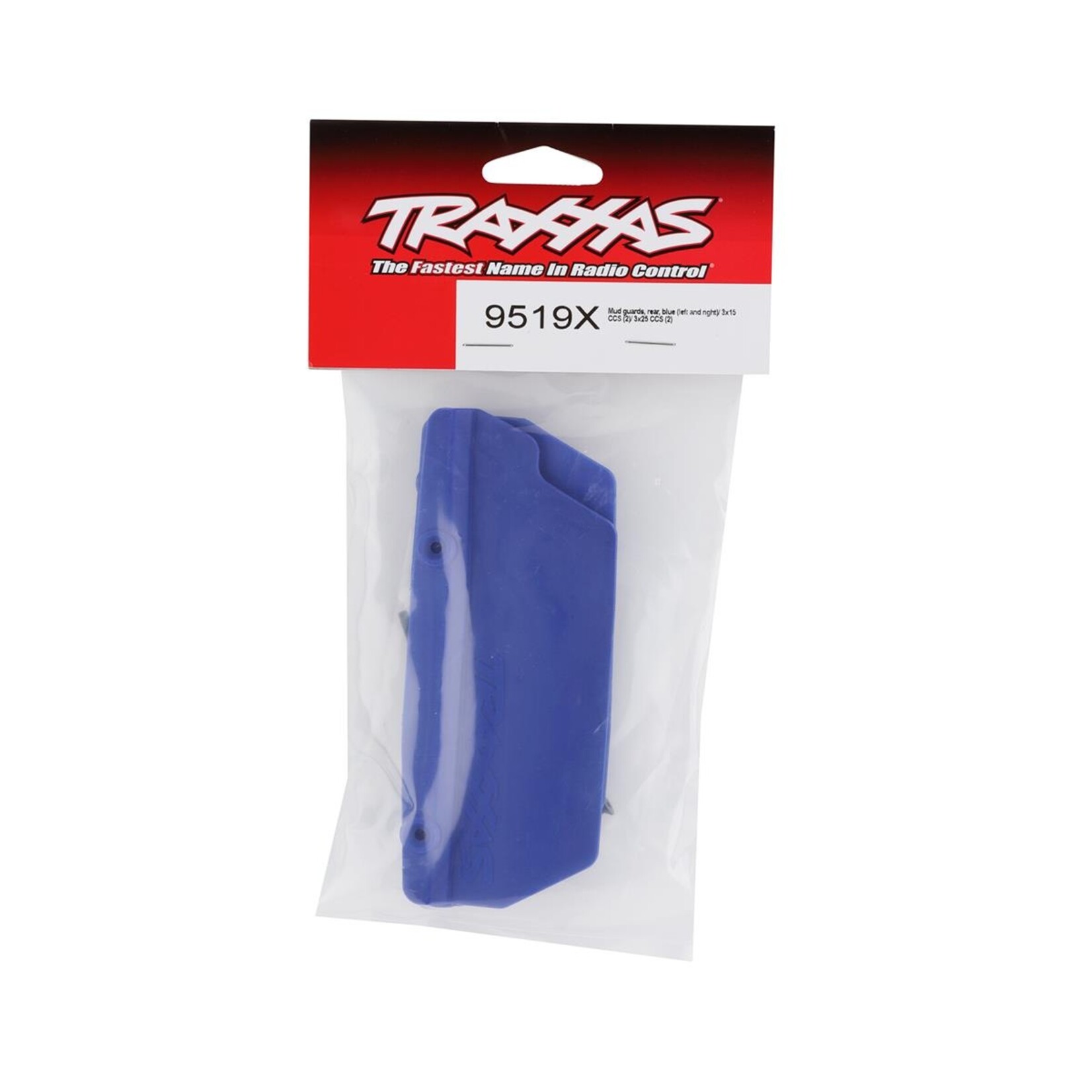 Traxxas #9519X Traxxas Sledge Rear Mud Guards (Blue)