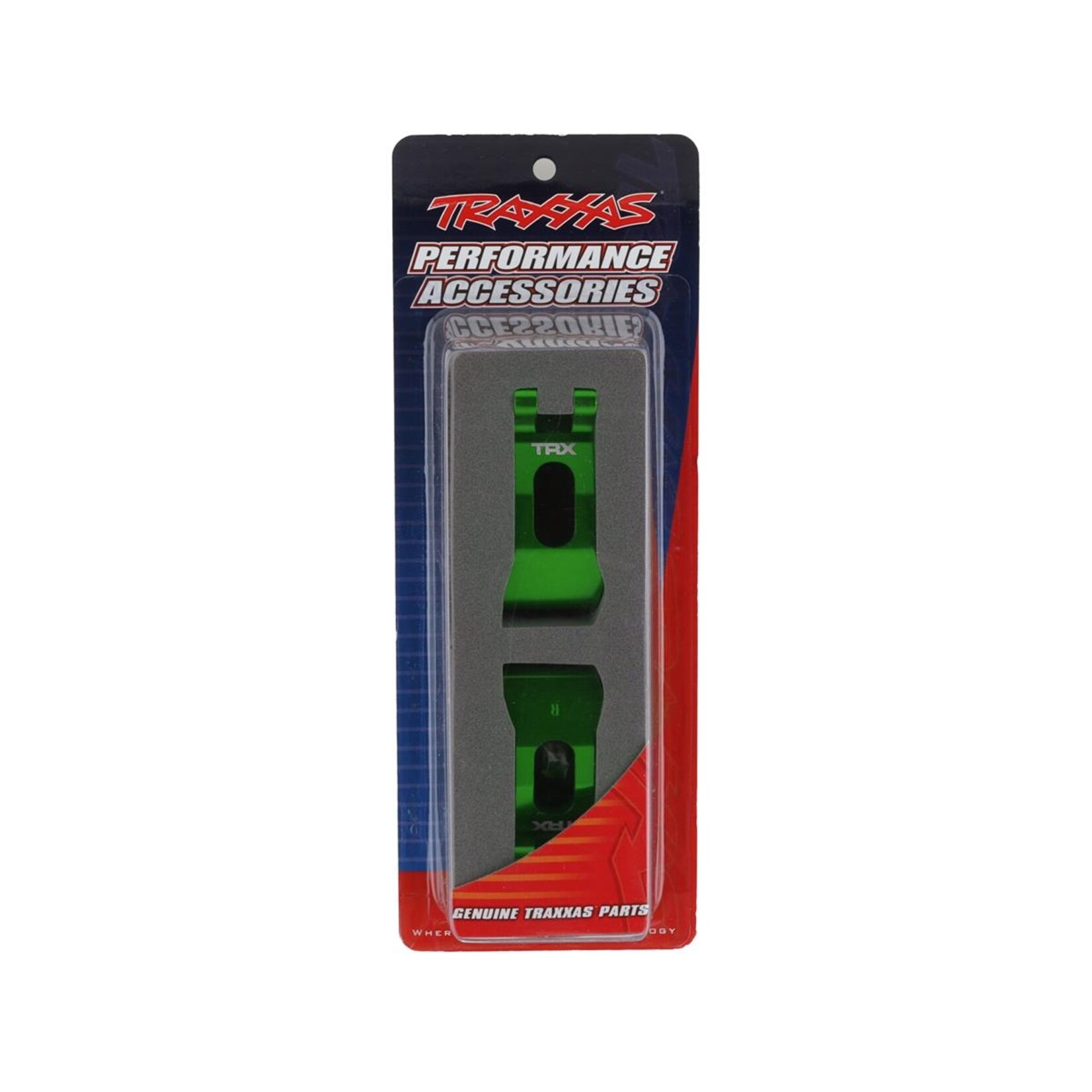 Traxxas #9532G Traxxas Sledge Aluminum Caster Blocks Left & Right (Green) (2)