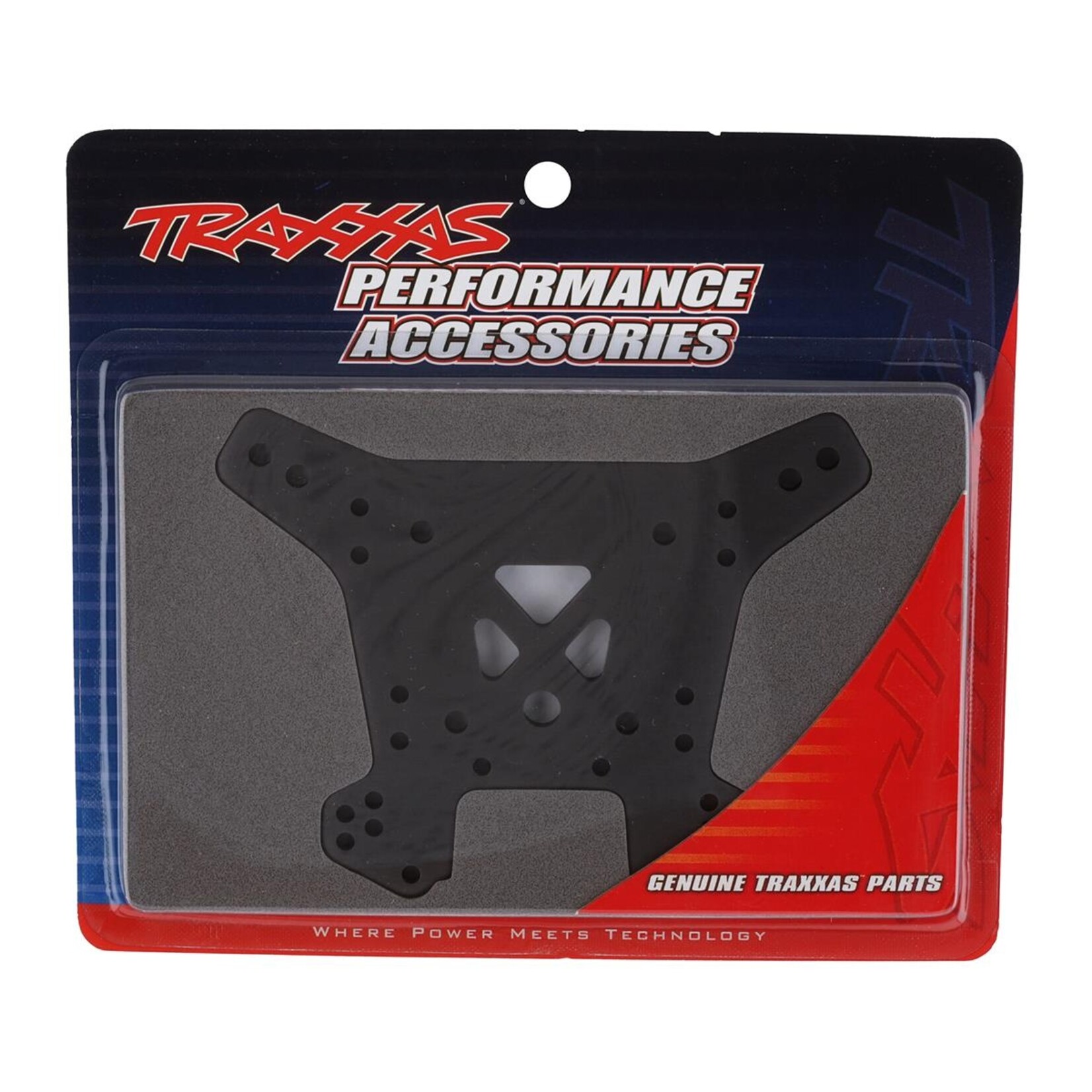 Traxxas #9538A Traxxas Sledge Aluminum Rear Shock Tower (Grey)