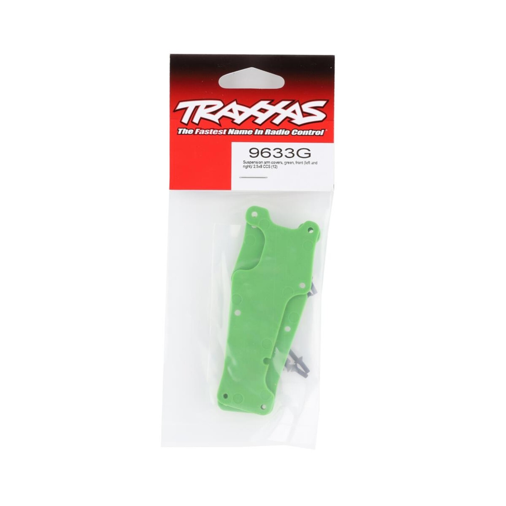 Traxxas Traxxas Sledge Front Suspension Arm Covers (Green) (2) #9633G