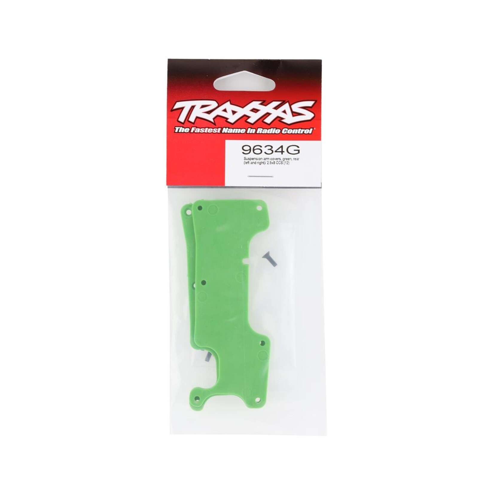 Traxxas Traxxas Sledge Rear Suspension Arm Covers (Green) (2) #9634G