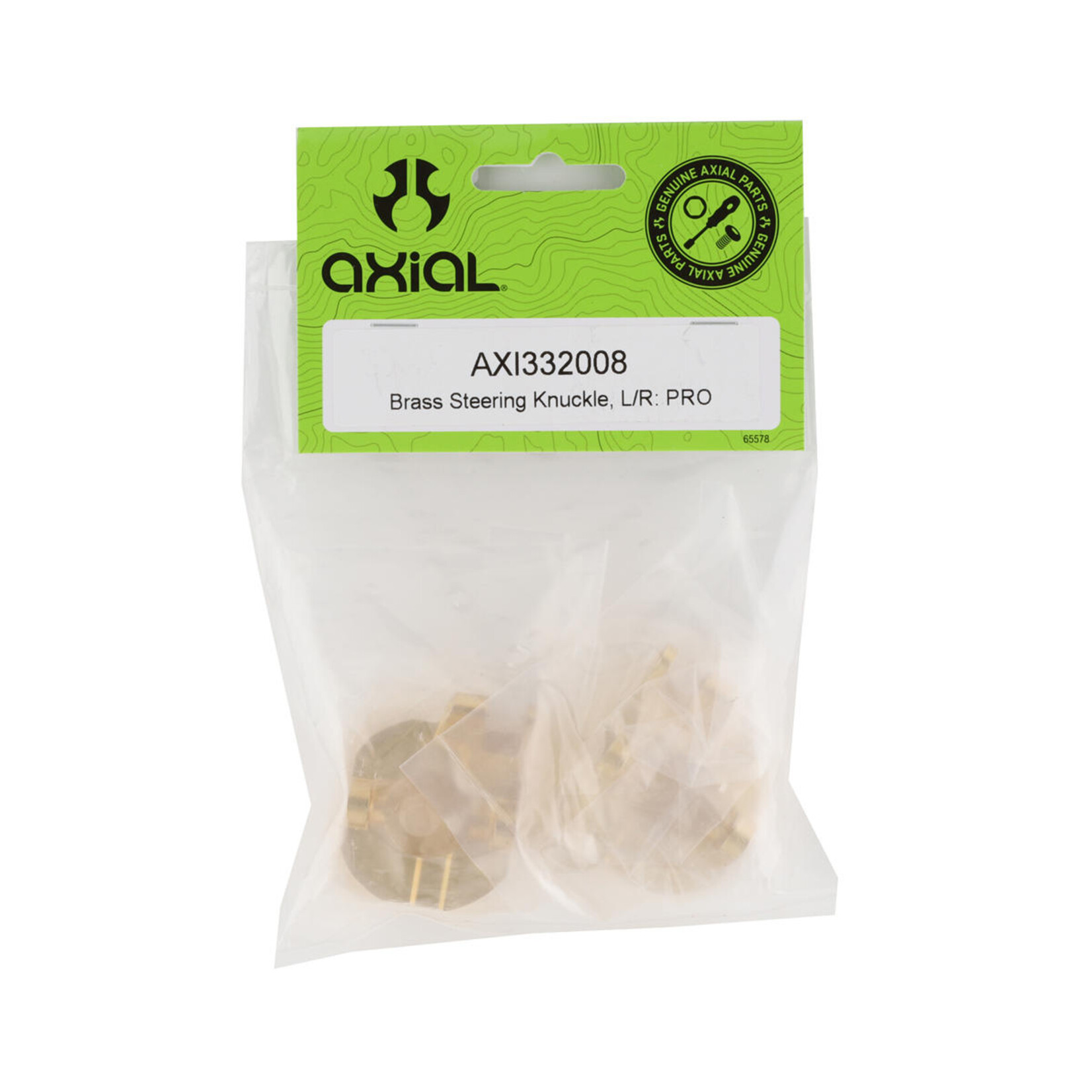 Axial #AXI332008  Axial SCX10 Pro Comp Crawler Brass Steering Knuckles (2) (58g)