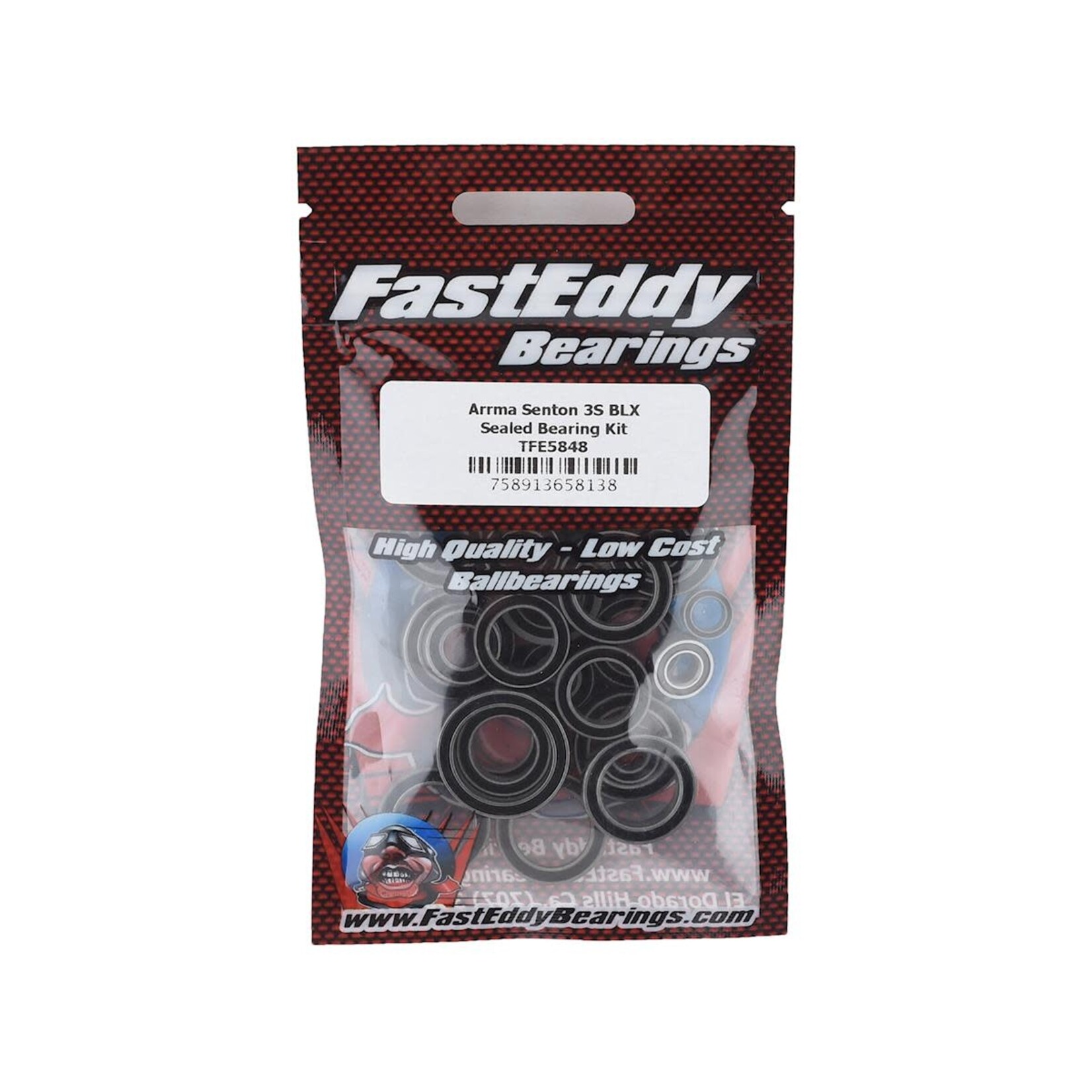 FastEddy FastEddy Arrma Senton 3S BLX Sealed Bearing Kit #TFE5848