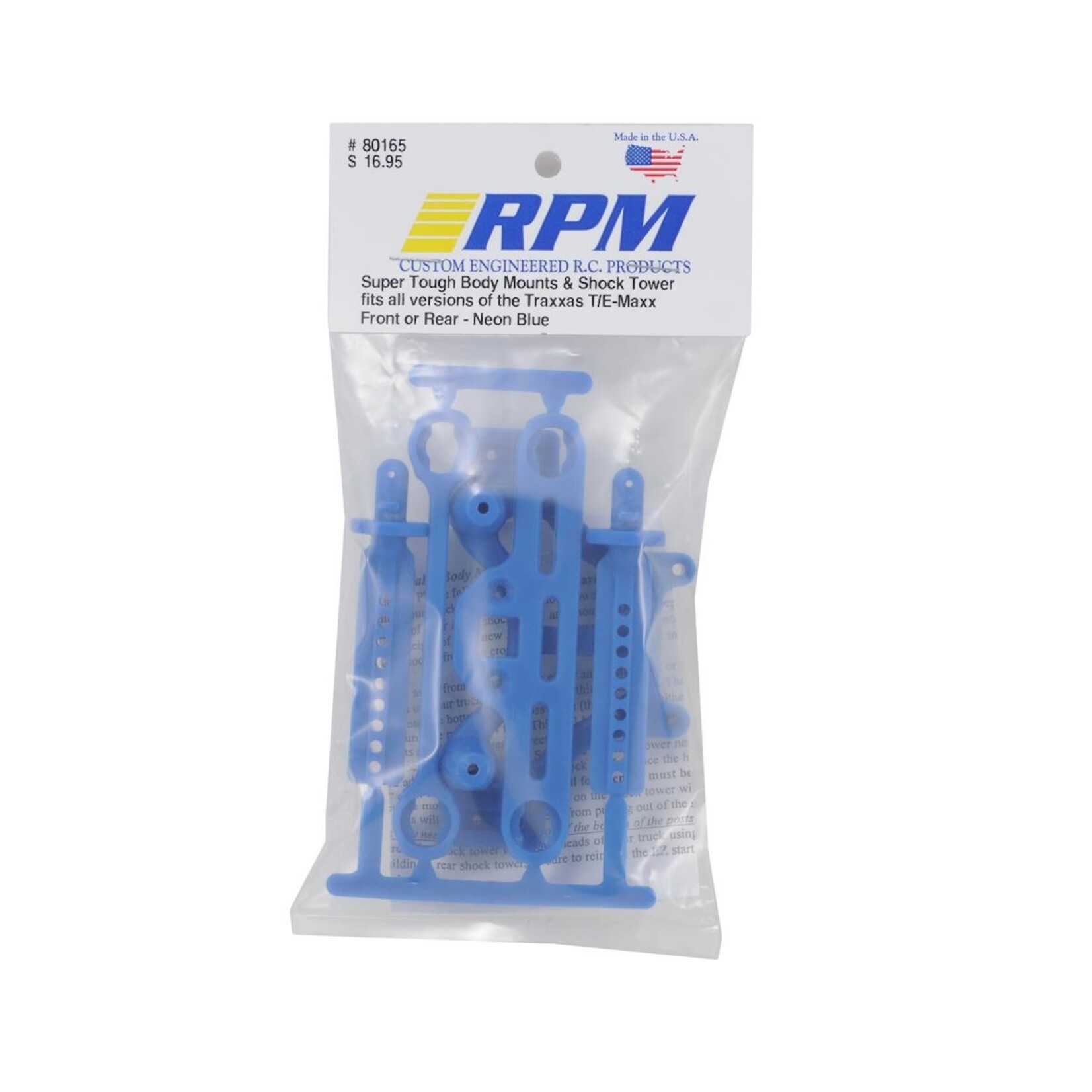 RPM RPM Shock Tower w/Body Mount (Blue) #80165